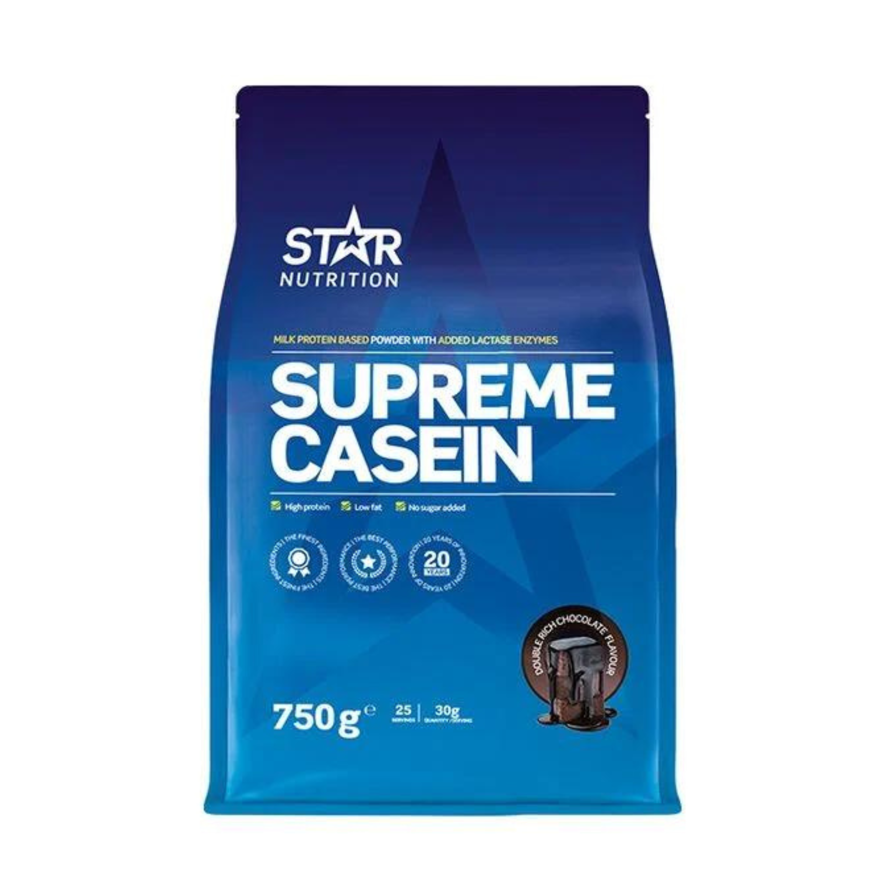Supreme Casein Double Rich Chocolate 750g