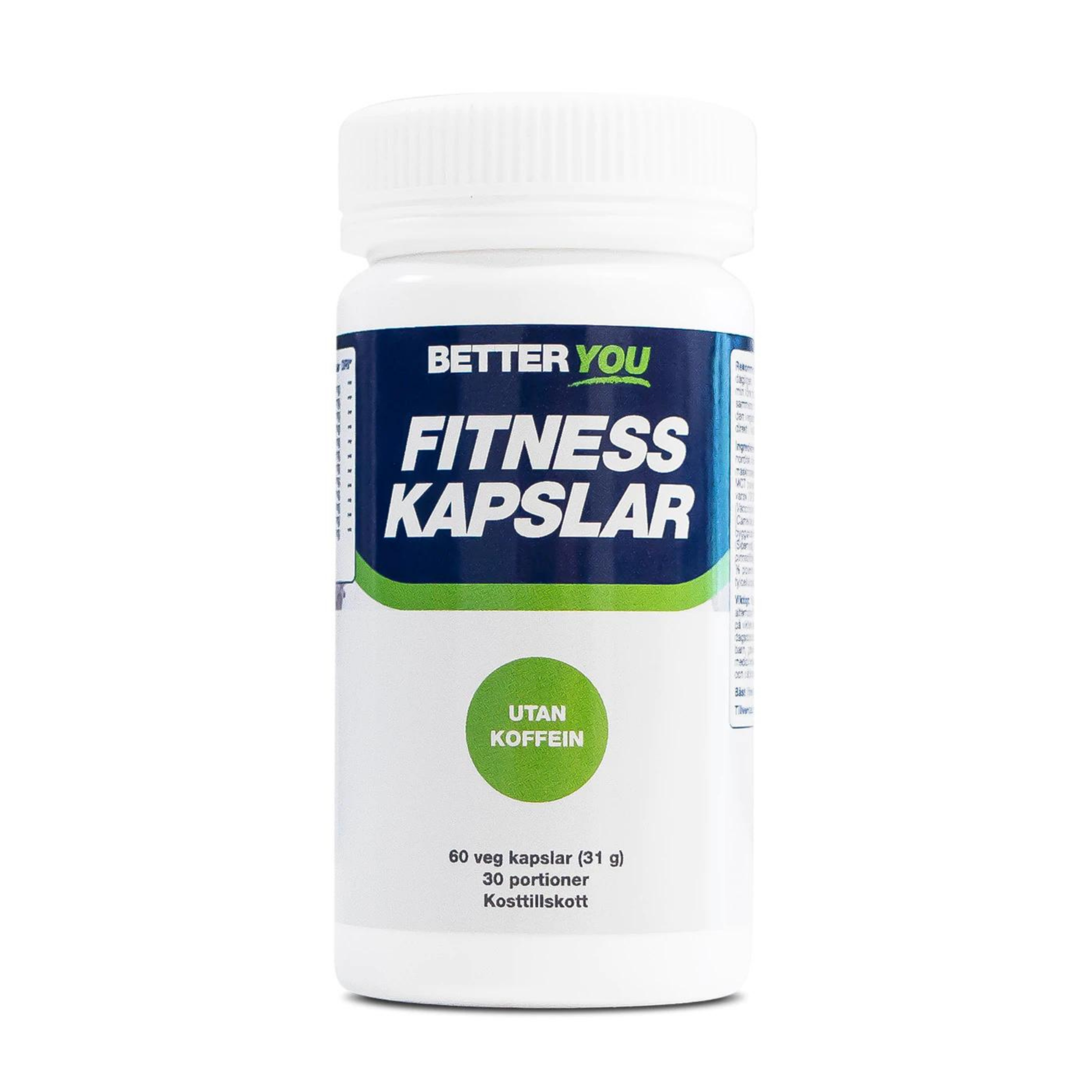 Fitnesskapslar utan Koffein 60k