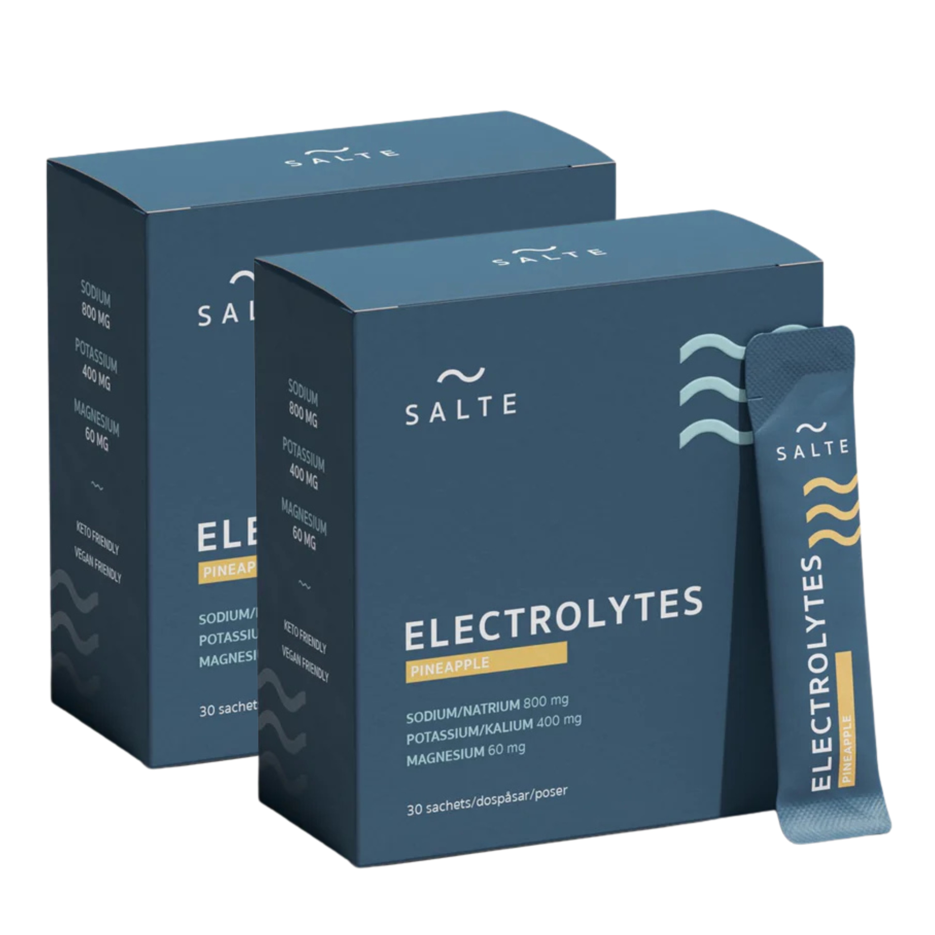 Salte Elektrolyter Ananas Ekonomipack 2x30p