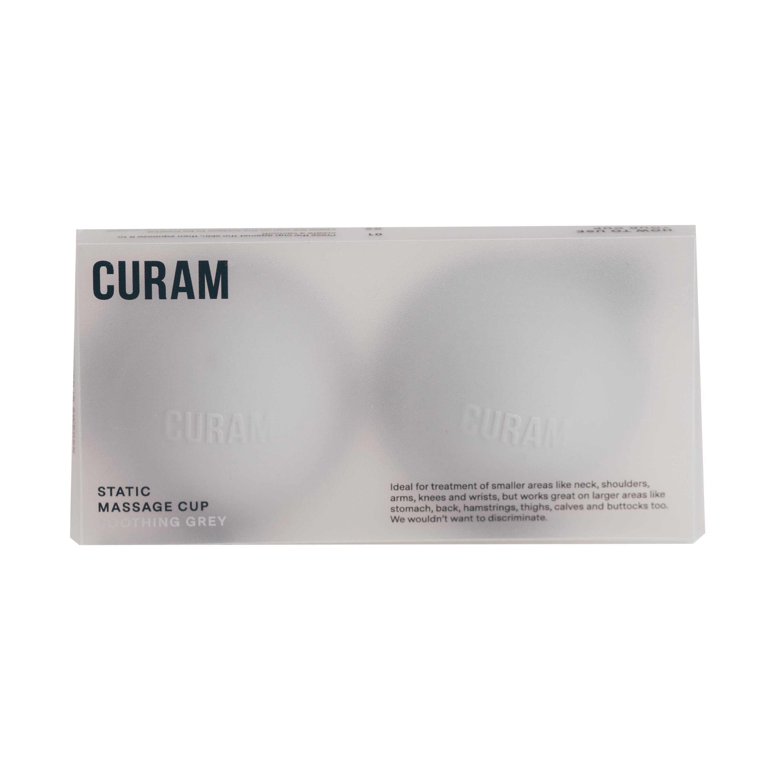 Statisk Massagekopp Soothing Grey 2st