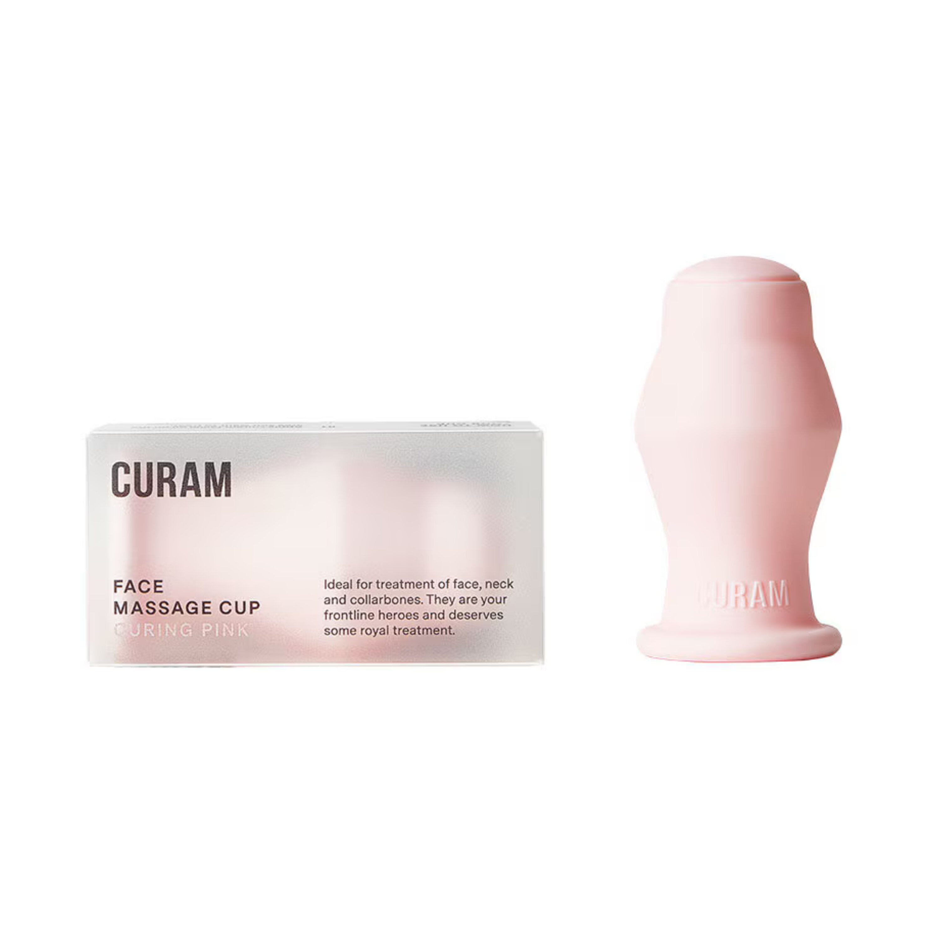 Ansikte Massagekopp Curing Pink 1st