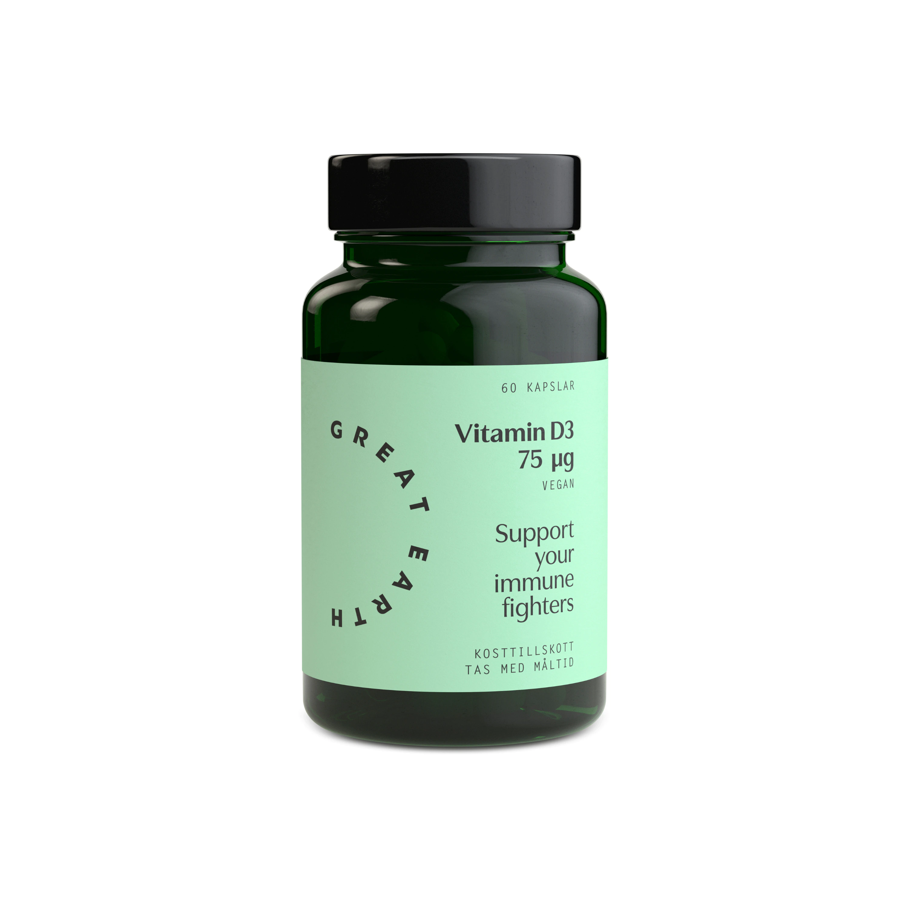 Vitamin D Vegan 75mcg 60k