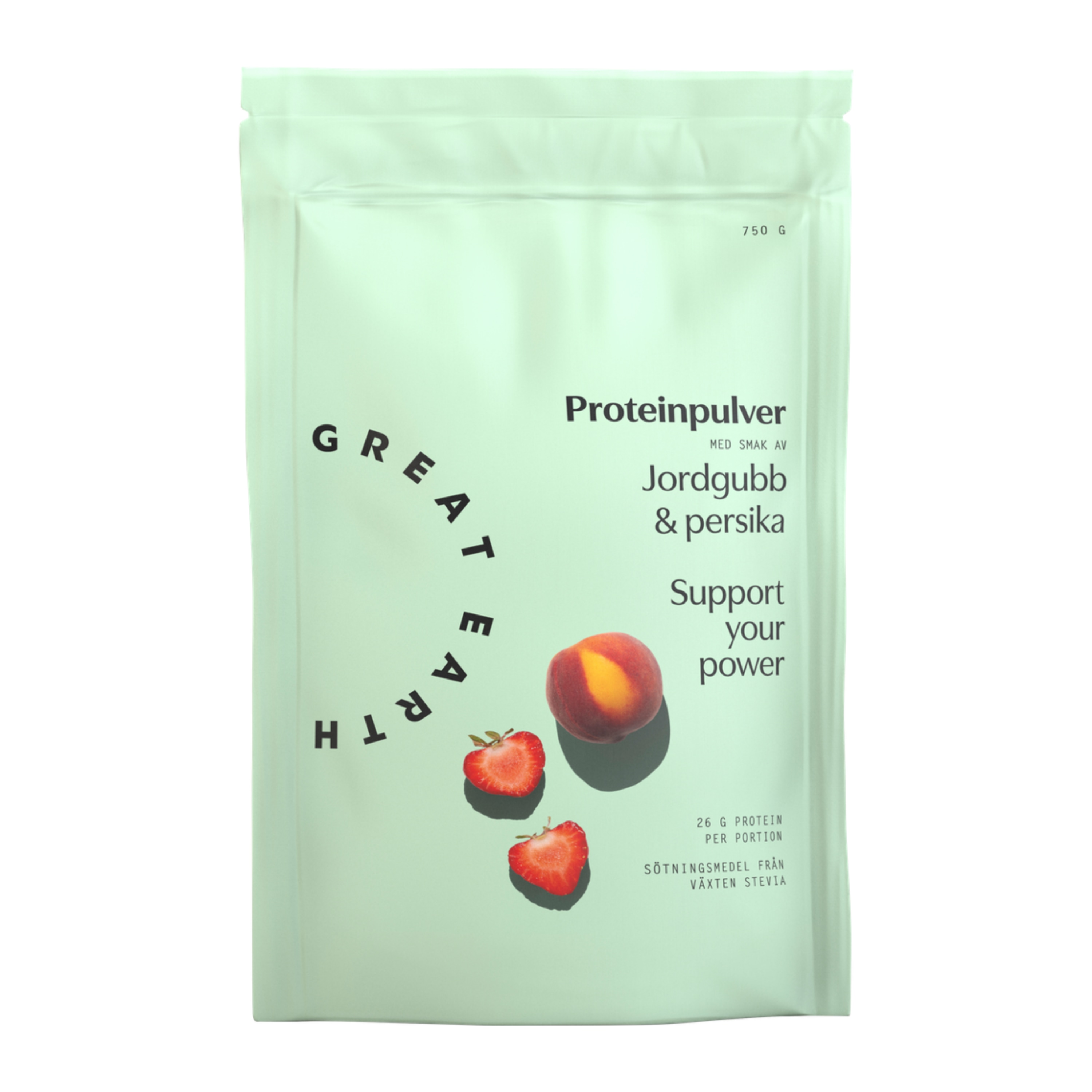 Proteinpulver Jordgubb/Persika 750g