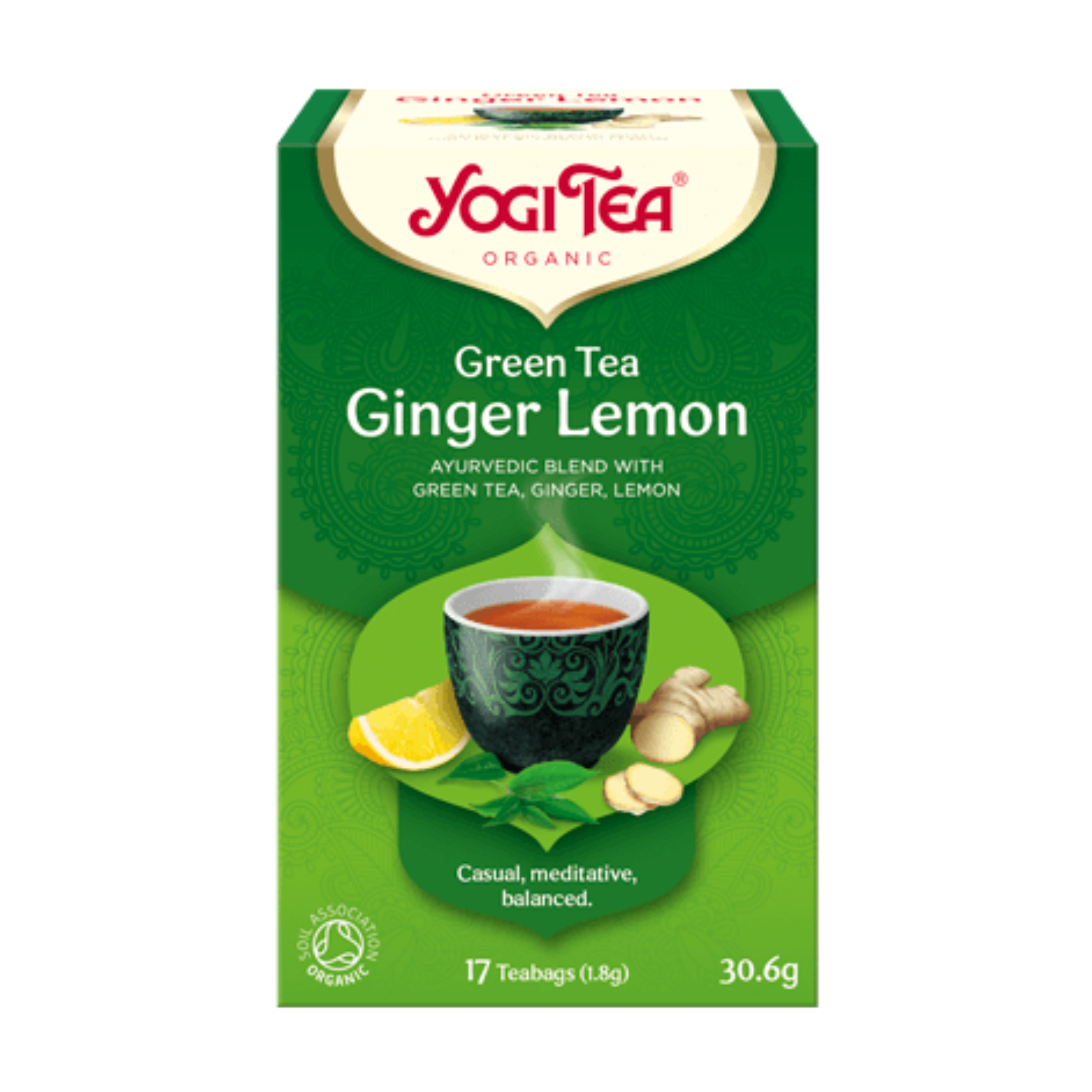 Te Green Tea Ginger Lemon 17p