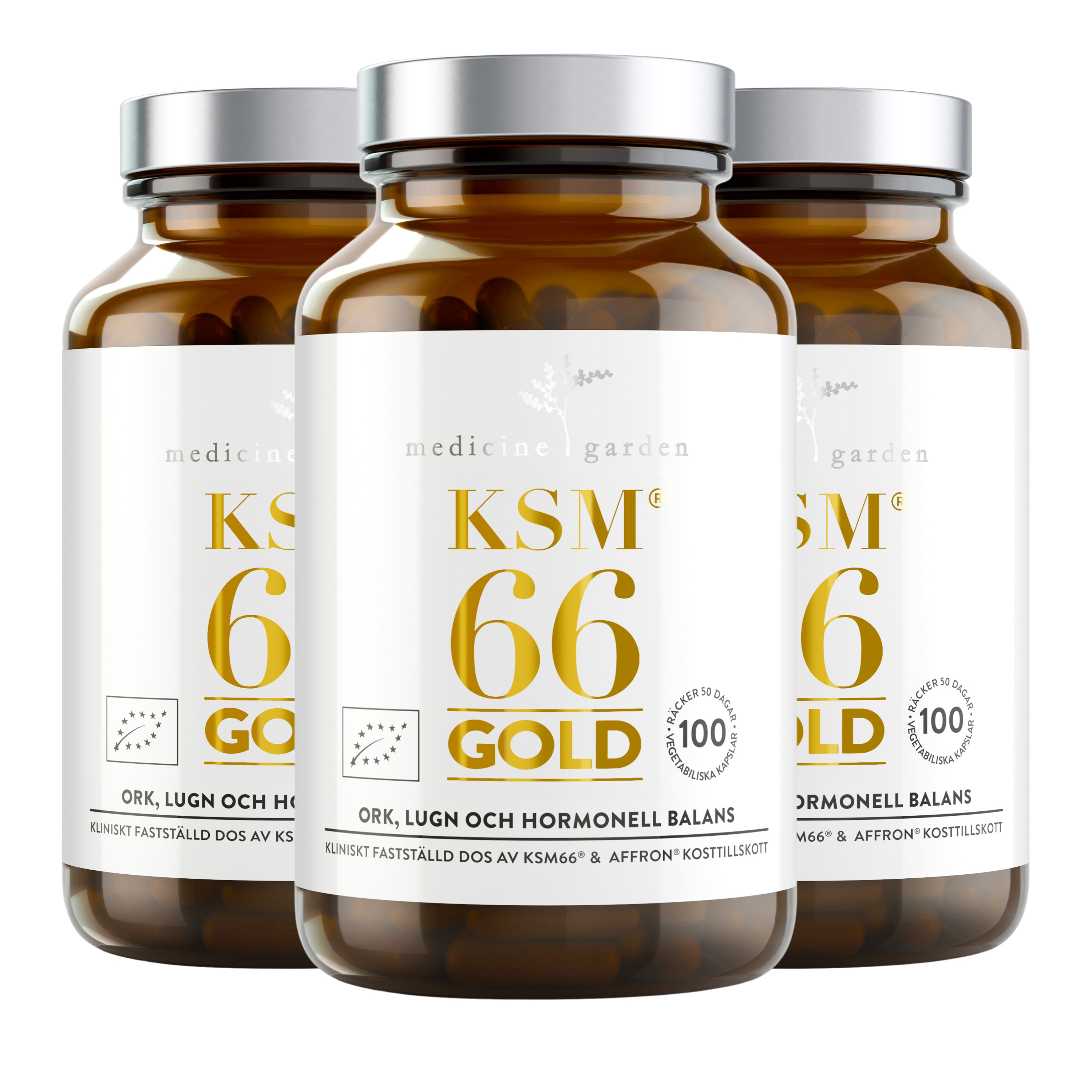 KSM66 GOLD® Ekonomipack 3x100k