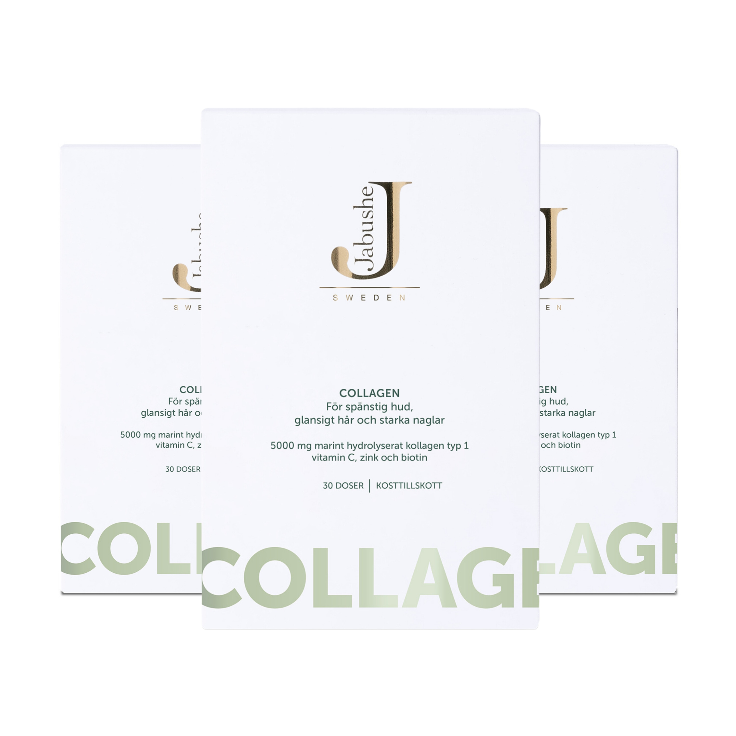 Jabushe Collagen Ekonomipack 3x30p