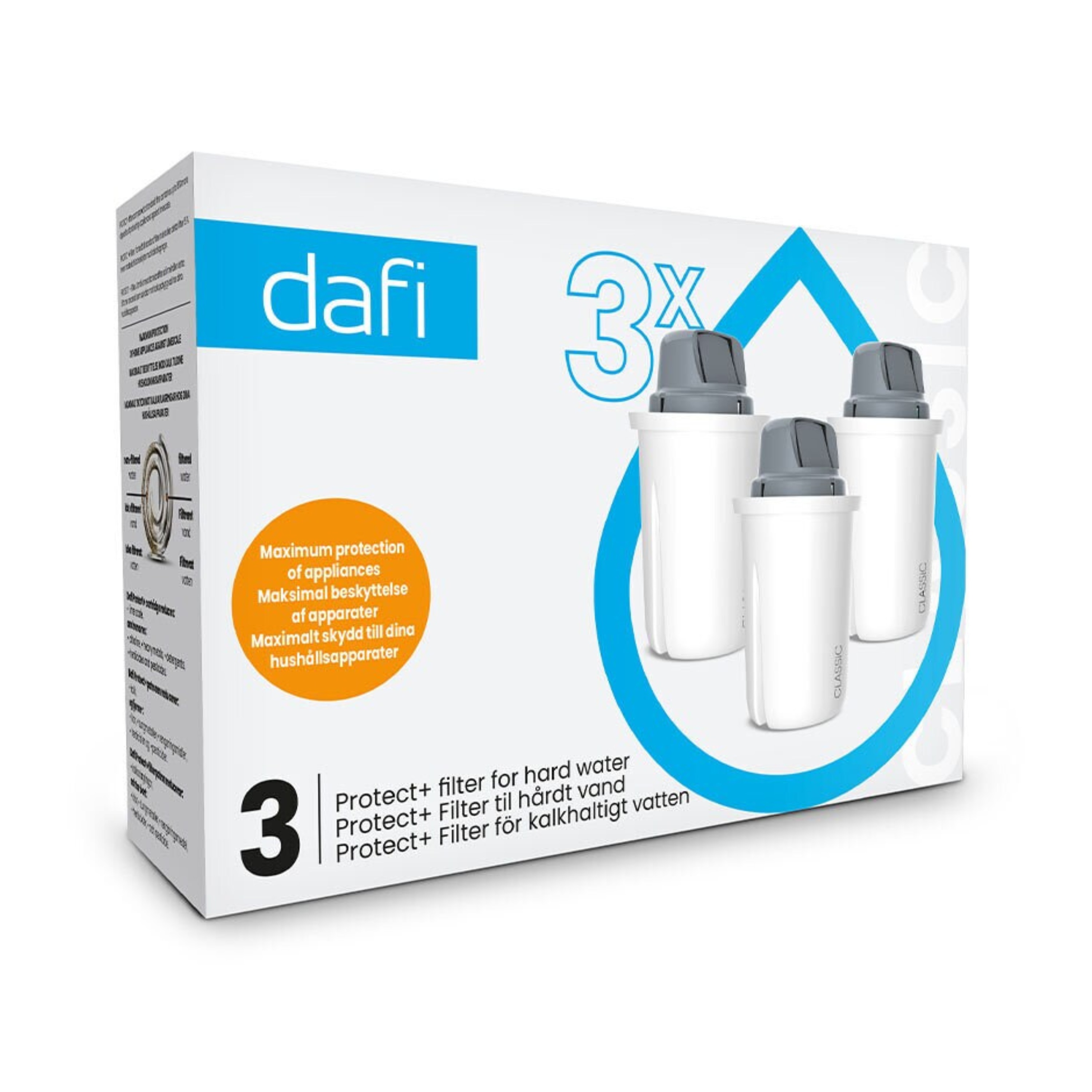 Filterpatroner Protect+ 3-pack