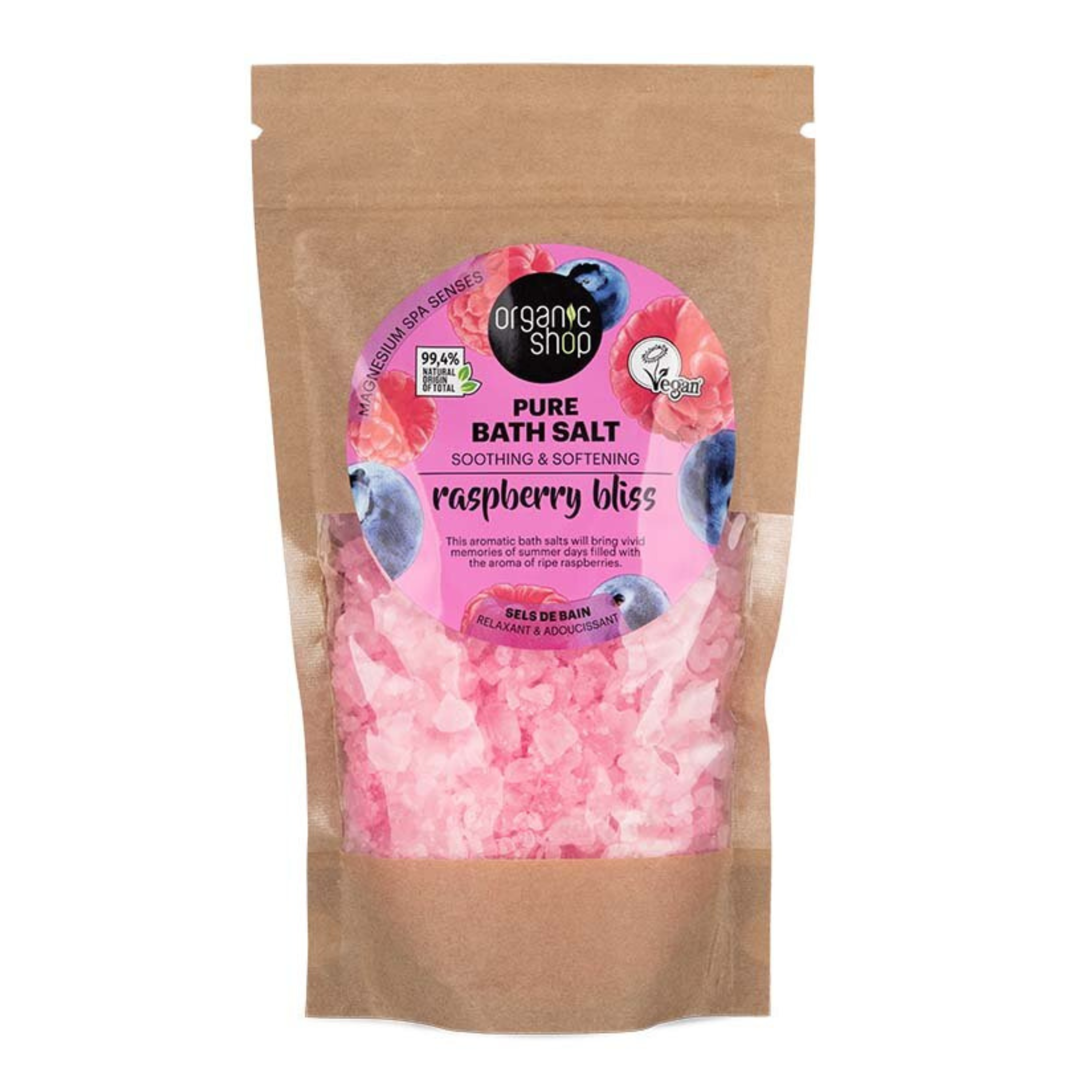 Bath Salt Raspberry Bliss 500g