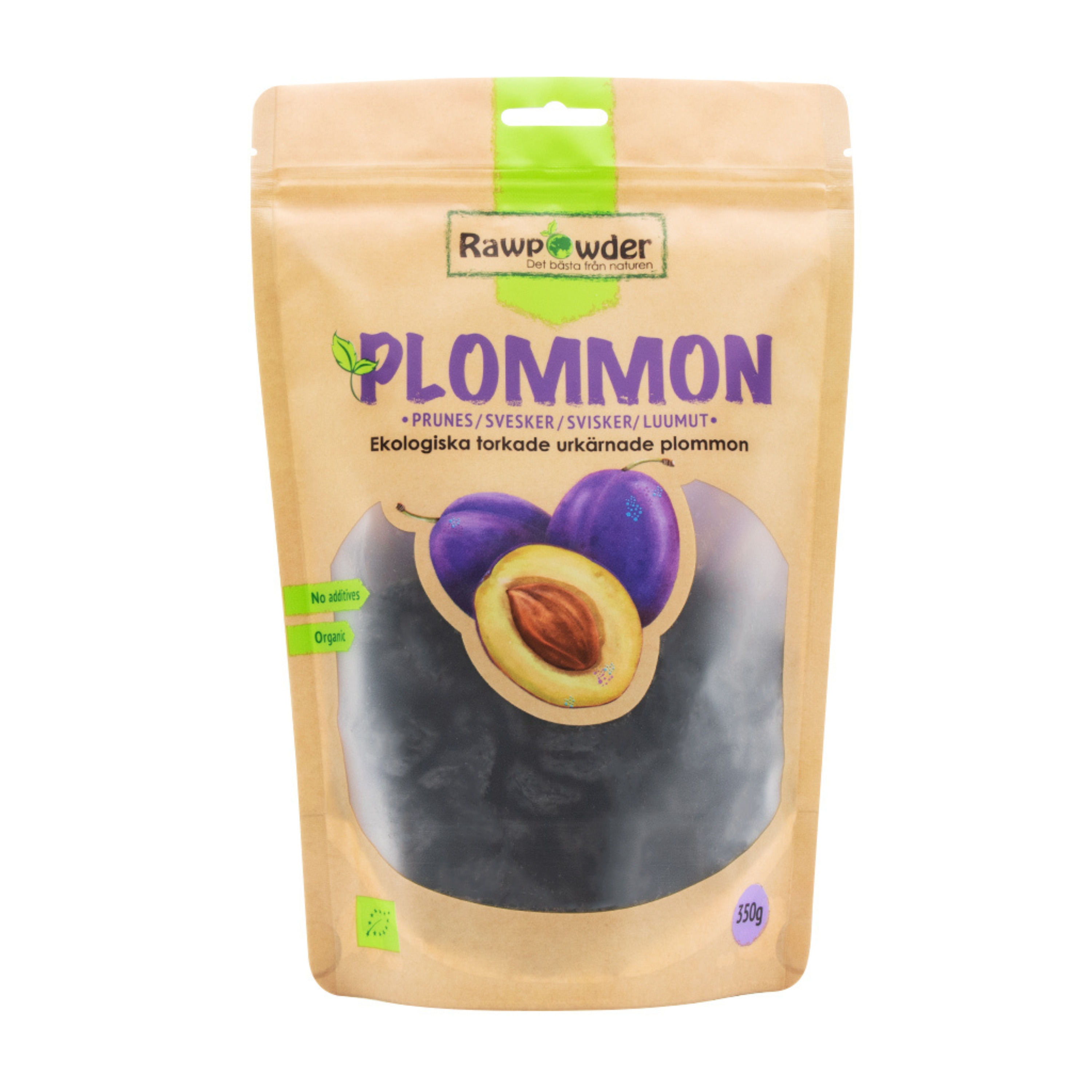 Torkade Plommon 350g