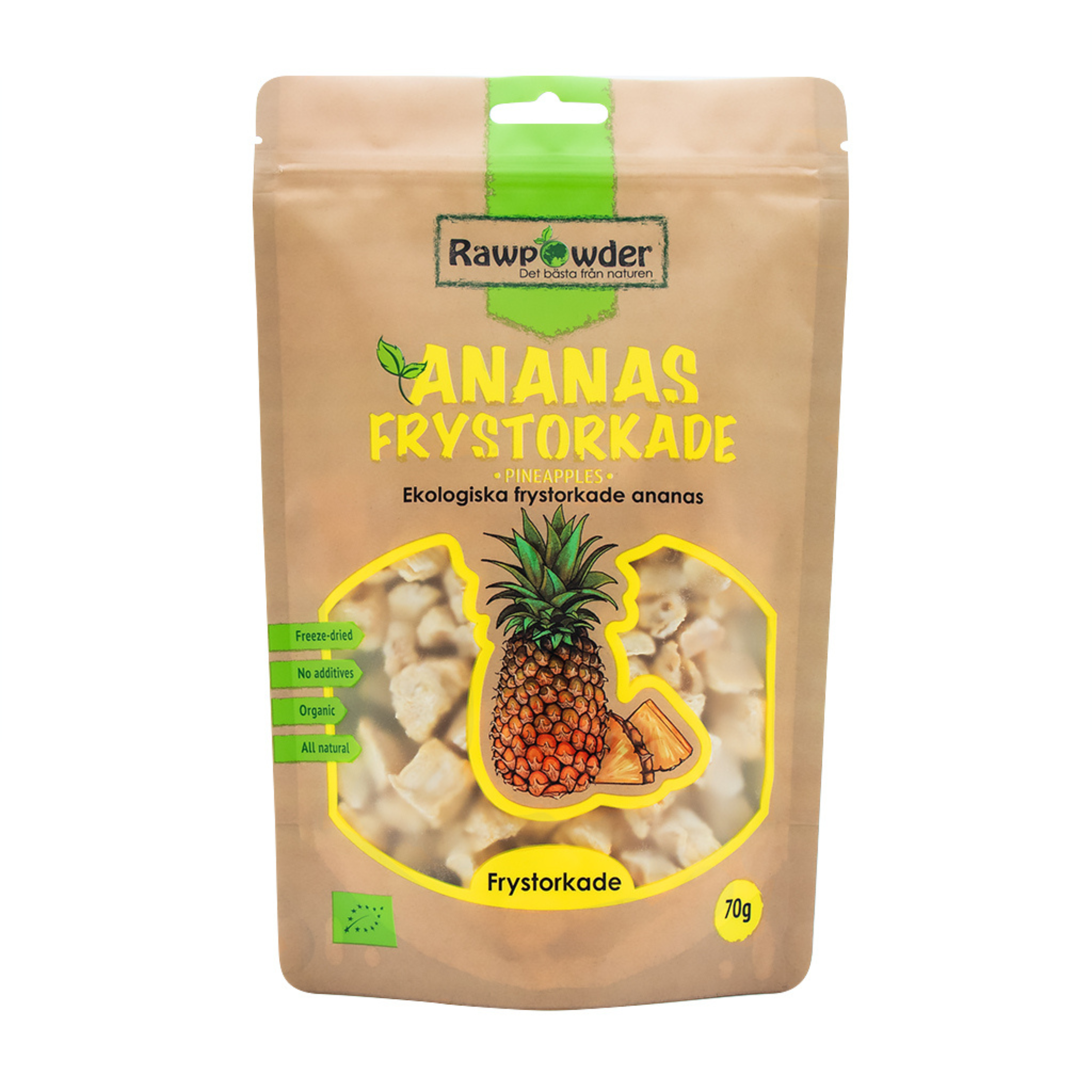 Ananas frystorkade 70g