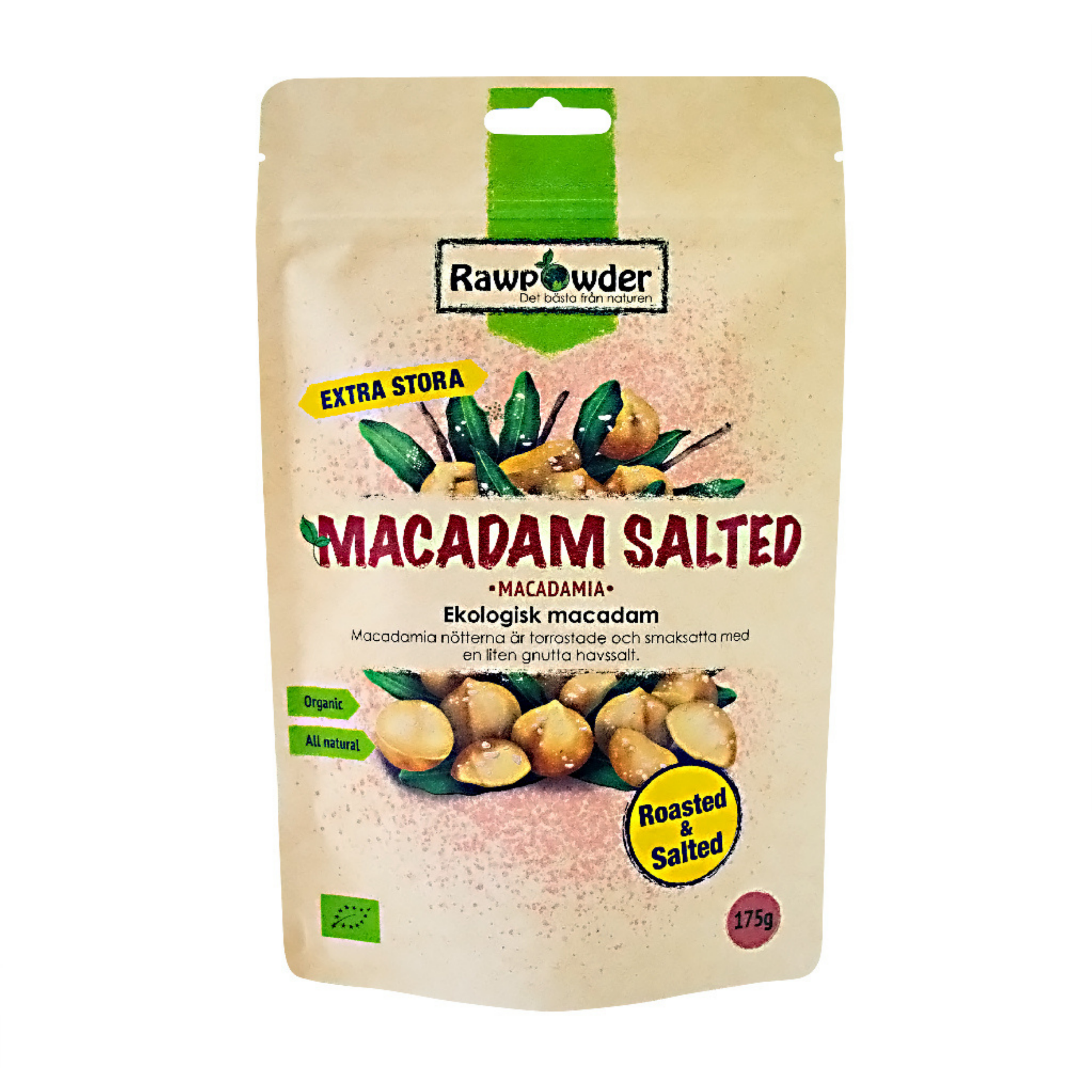 Macadamianötter Salted 175g