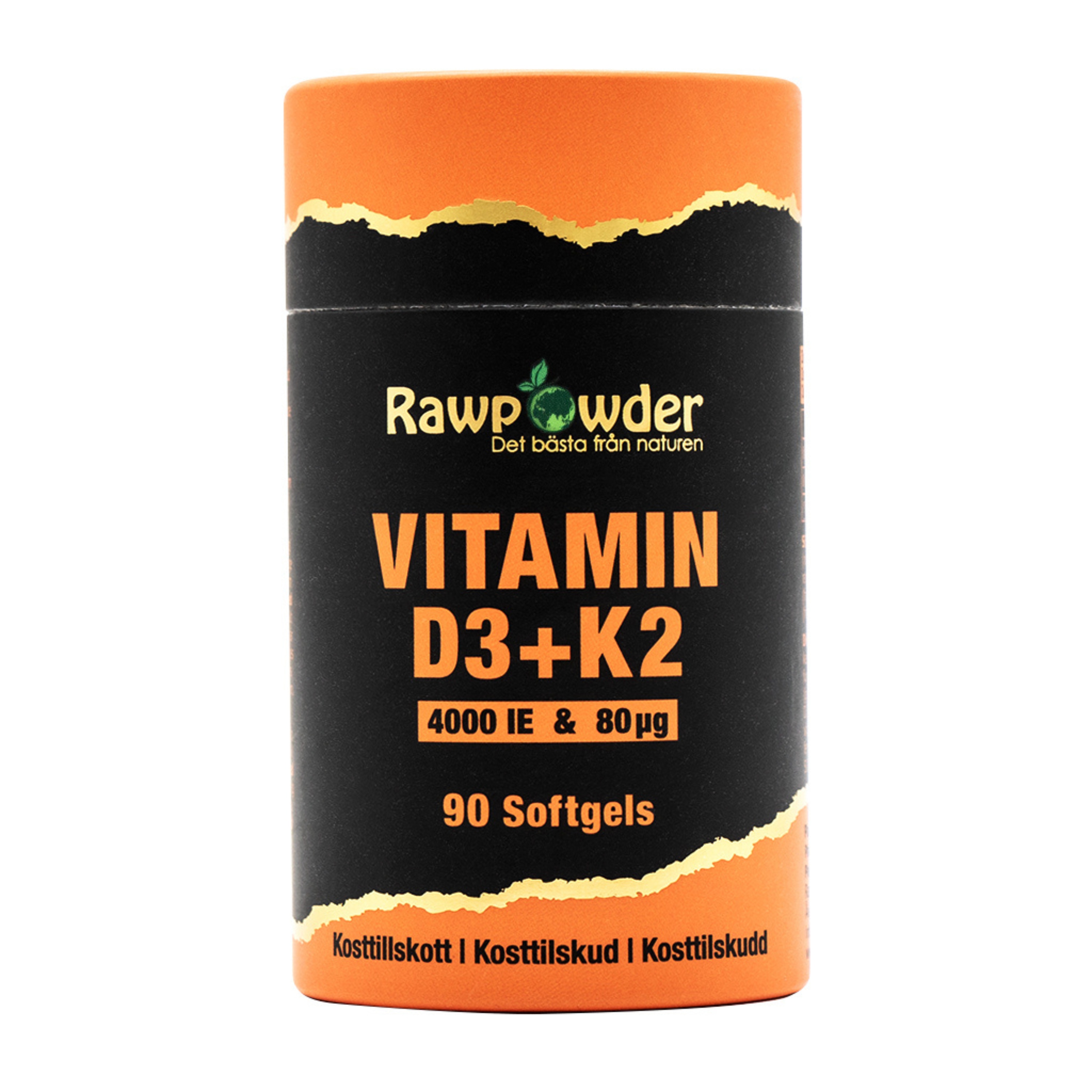 Vitamin D3 4000IE + K2 80mcg 90k