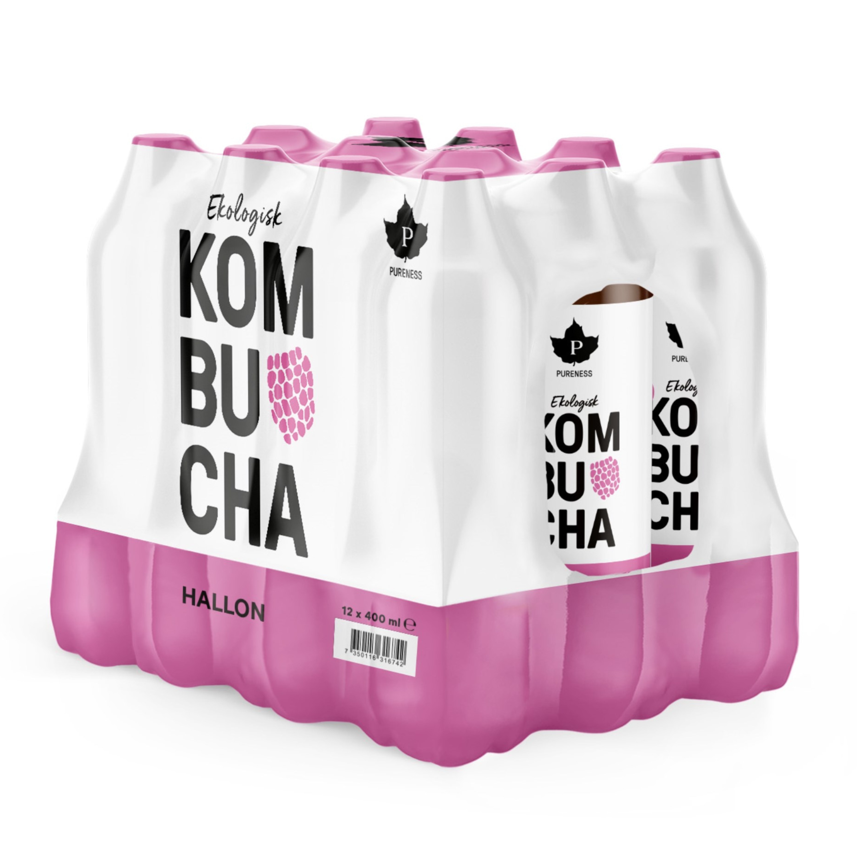 Kombucha Hallon 12x400ml