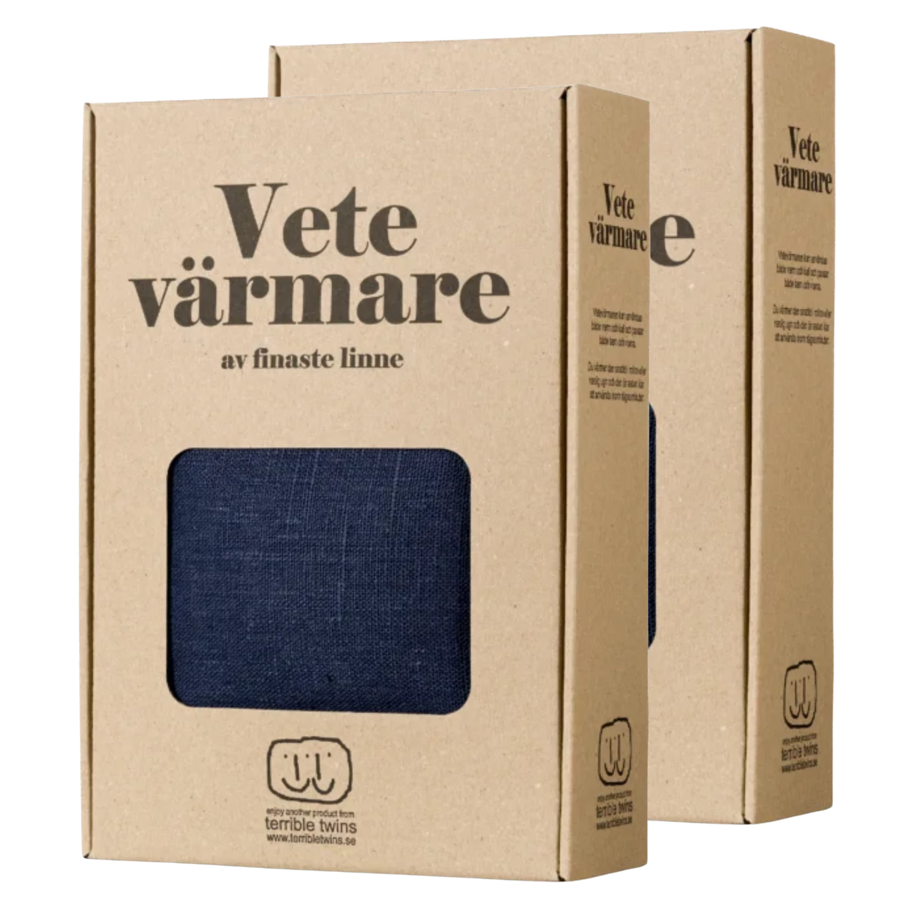 Vetekudde Marinblå x2