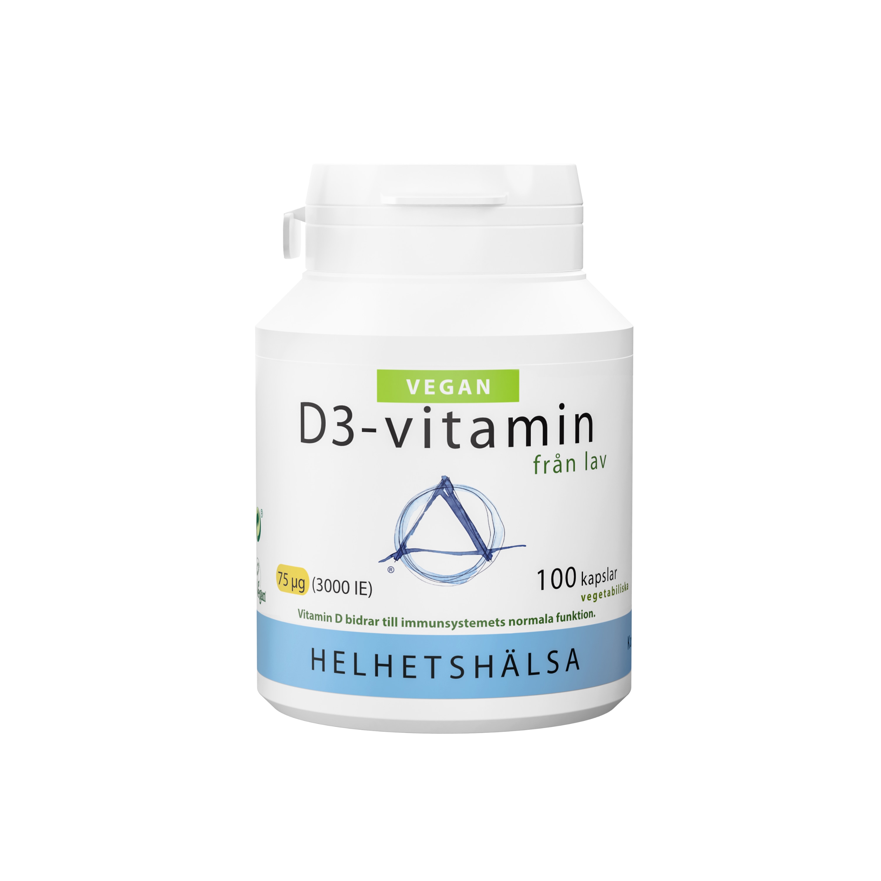 D3 vitamin vegan 75mcg 100k