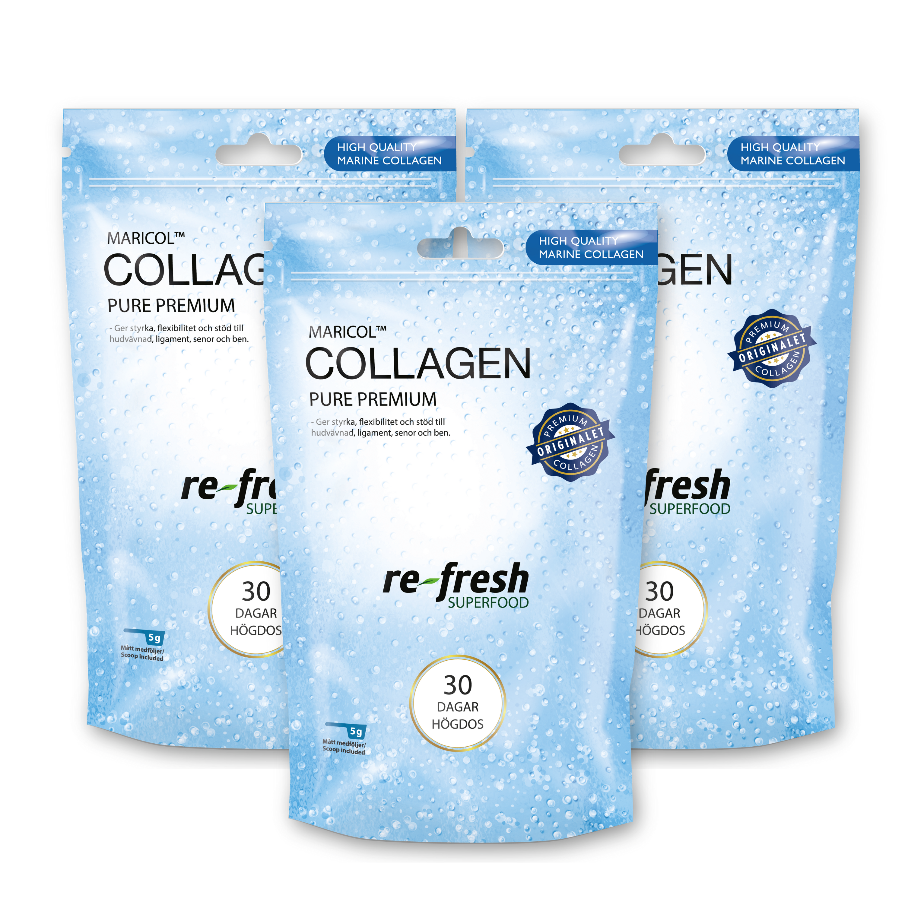 Collagen Pure Ekonomipack 3x150g