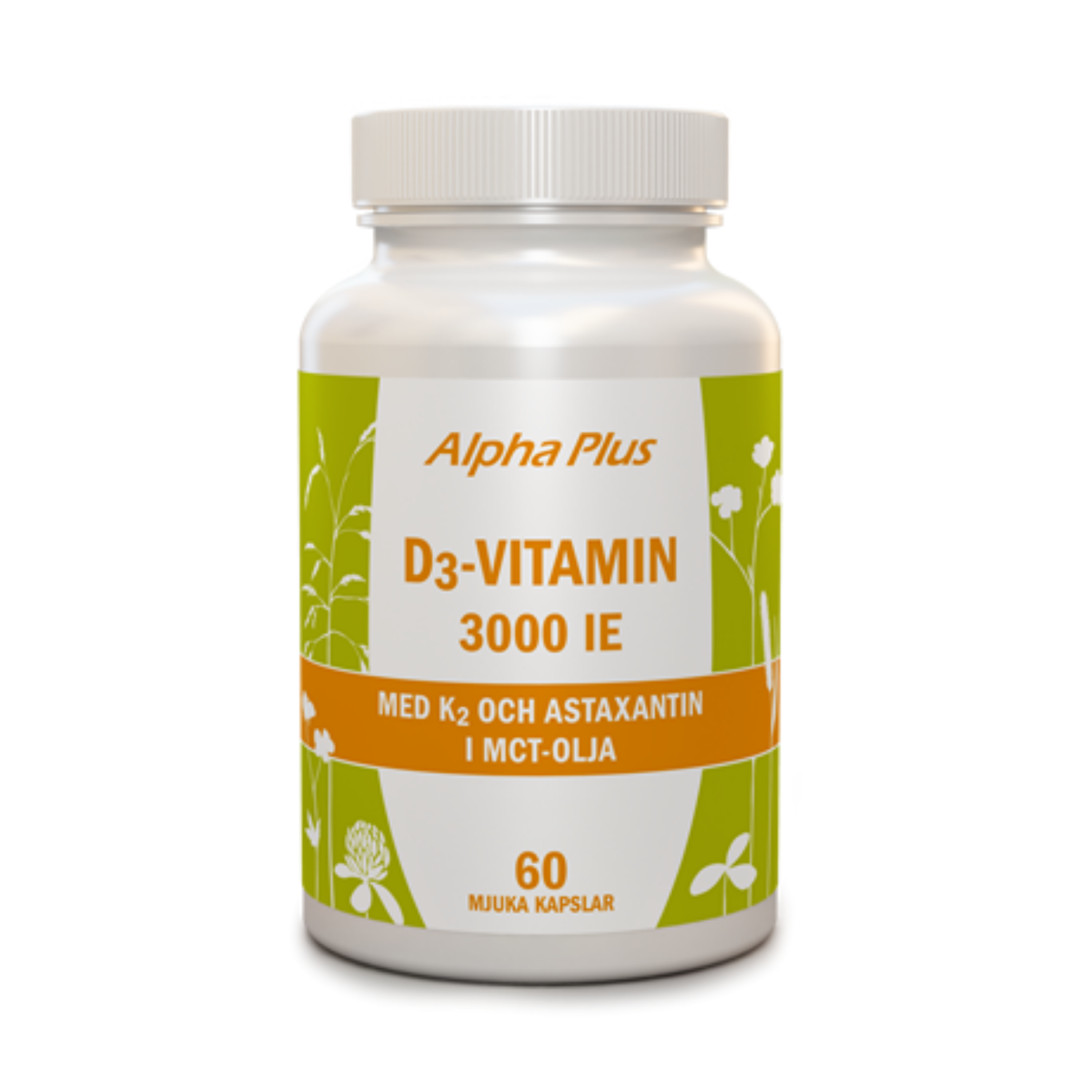 D3-vitamin 3000IE + K2 60k