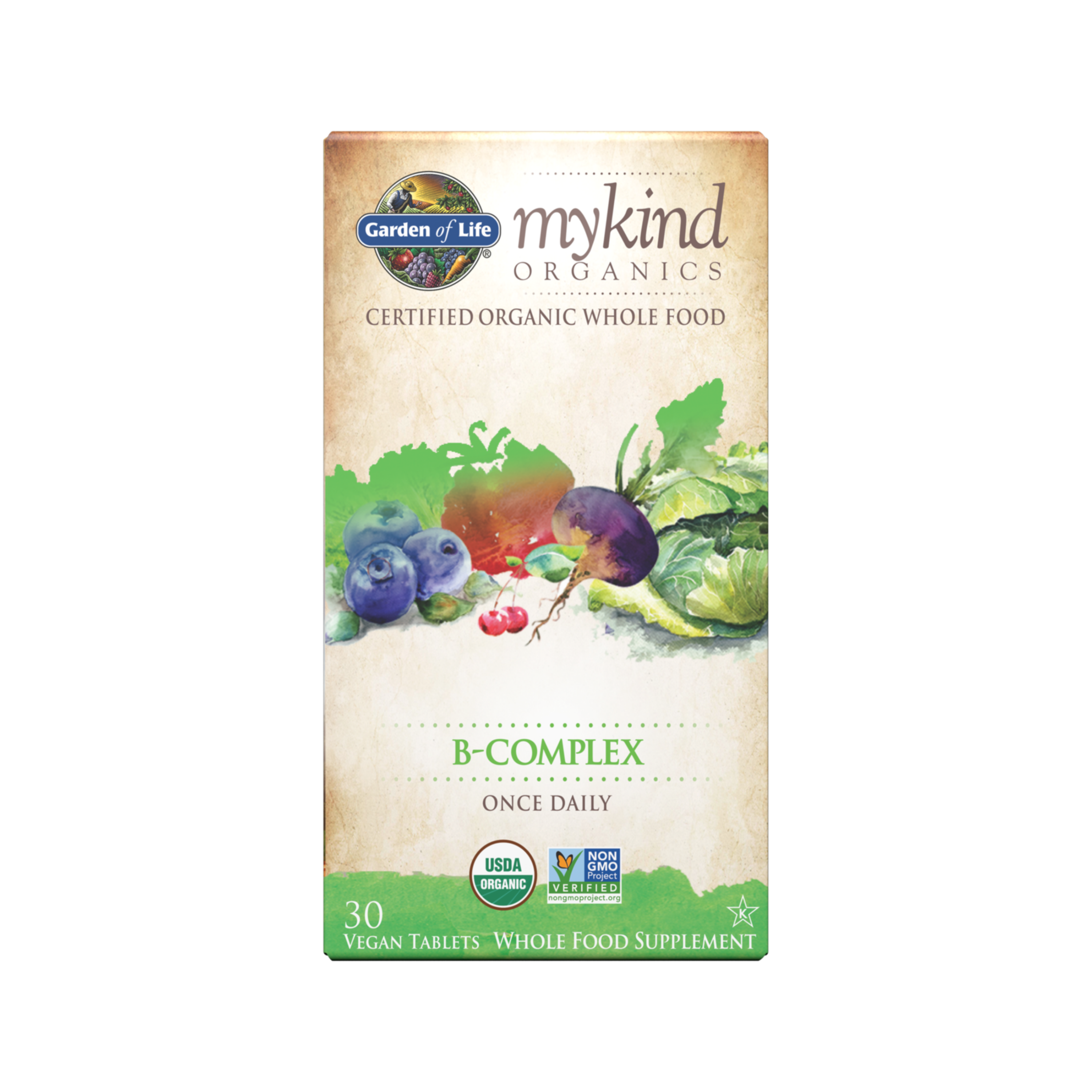 mykind Organic Vitamin B Complex 30t