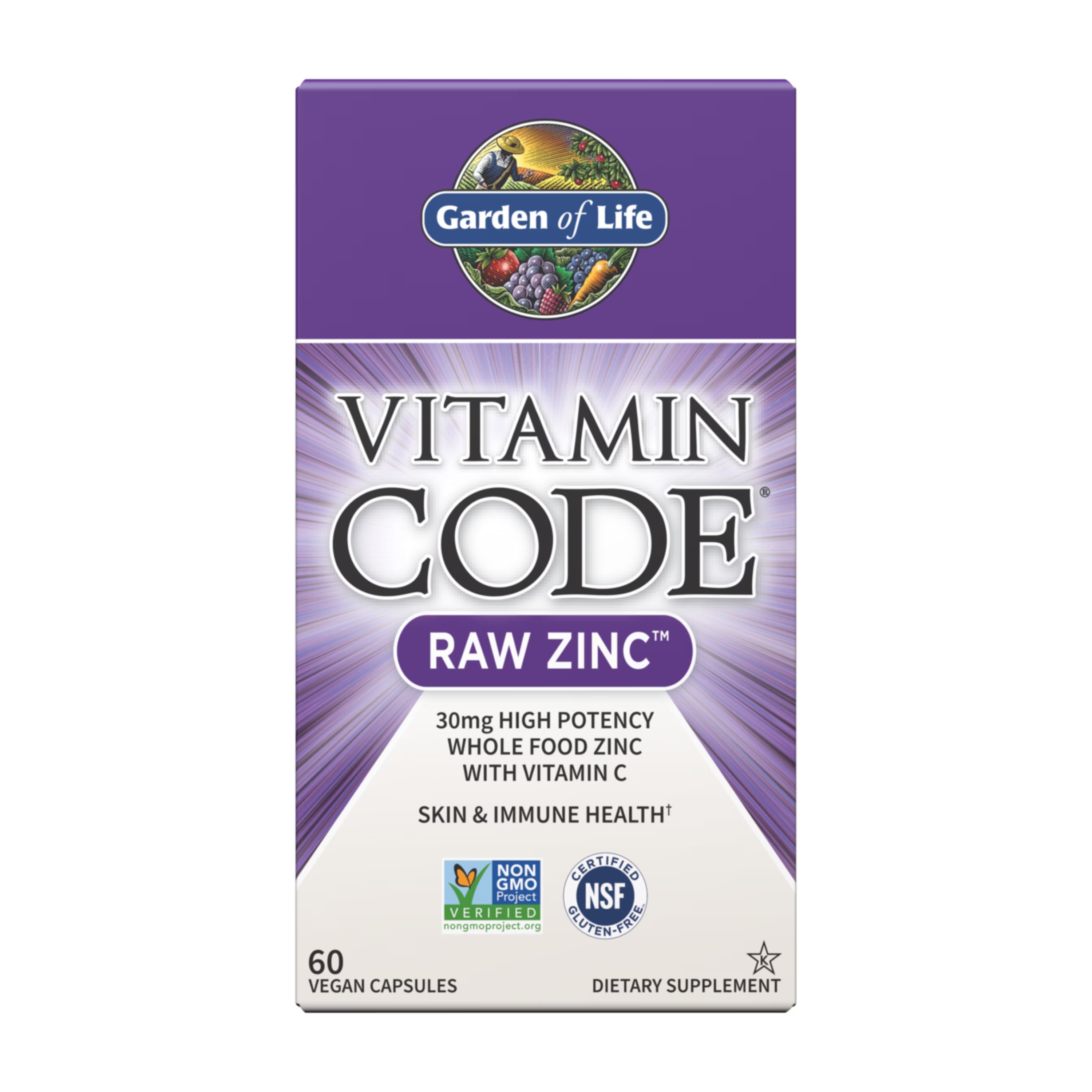 Vitamin Code Raw Zinc 60k