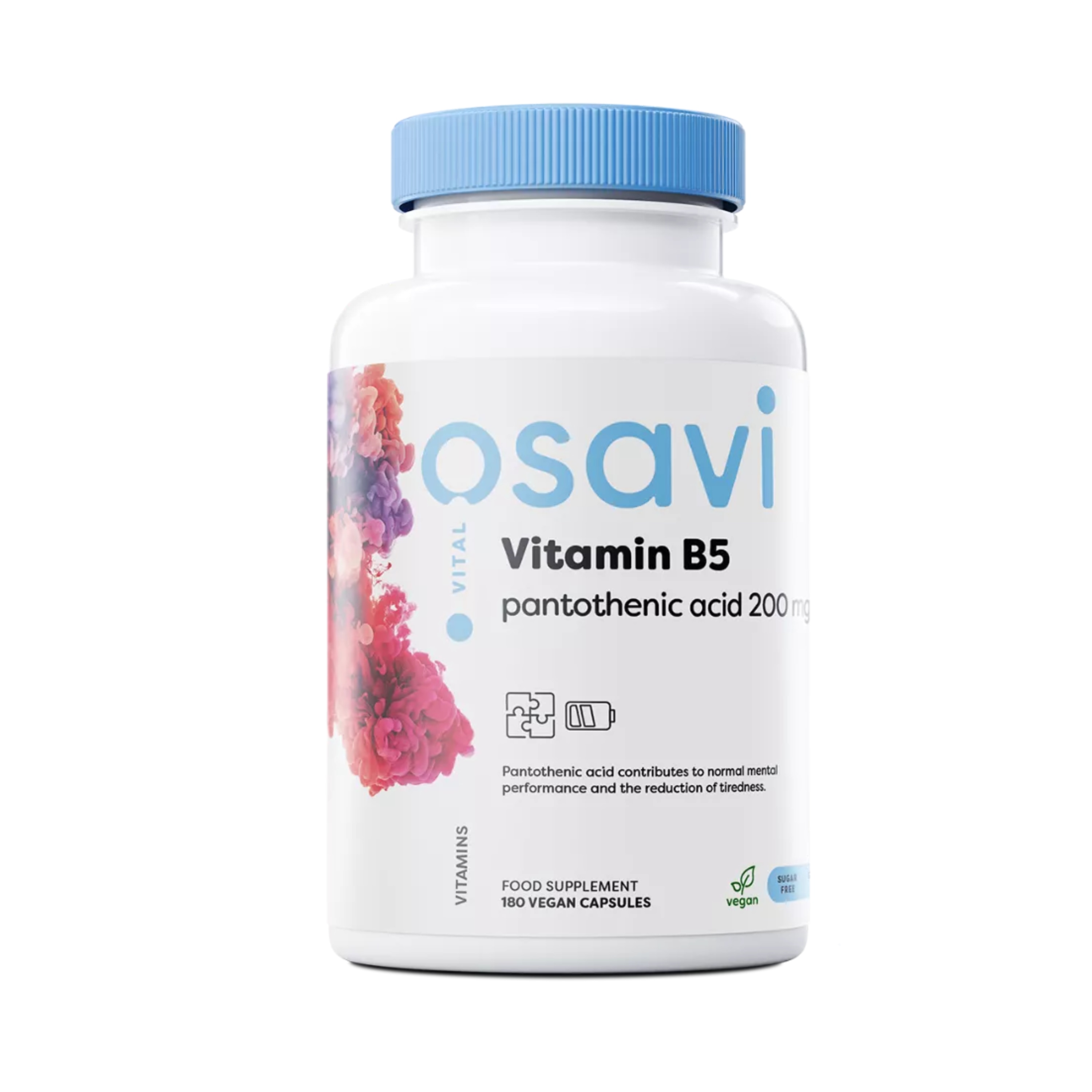 Vitamin B5 Pantothenic Acid 200mg 180k
