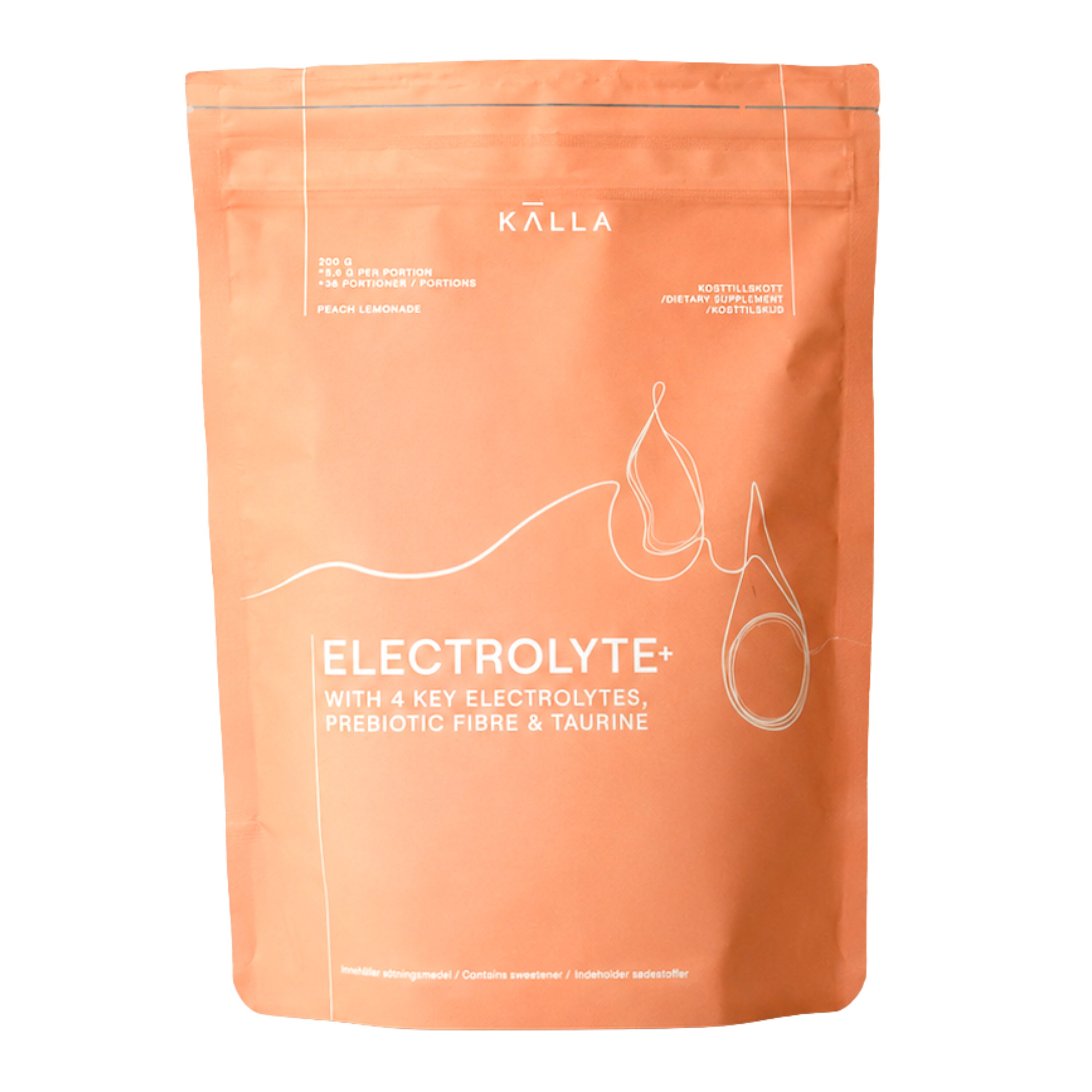 Electrolyte+ Peach Lemonade 200g