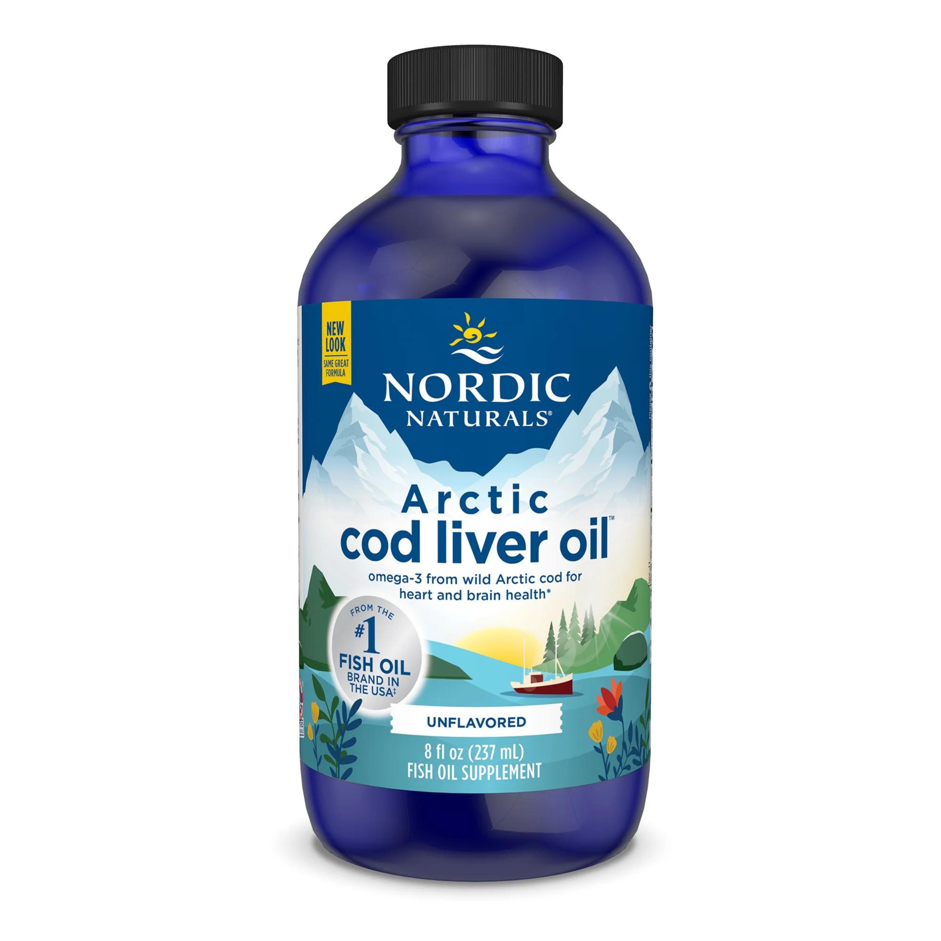 Arctic Cod Liver Oil Unflavored 1060mg 237ml