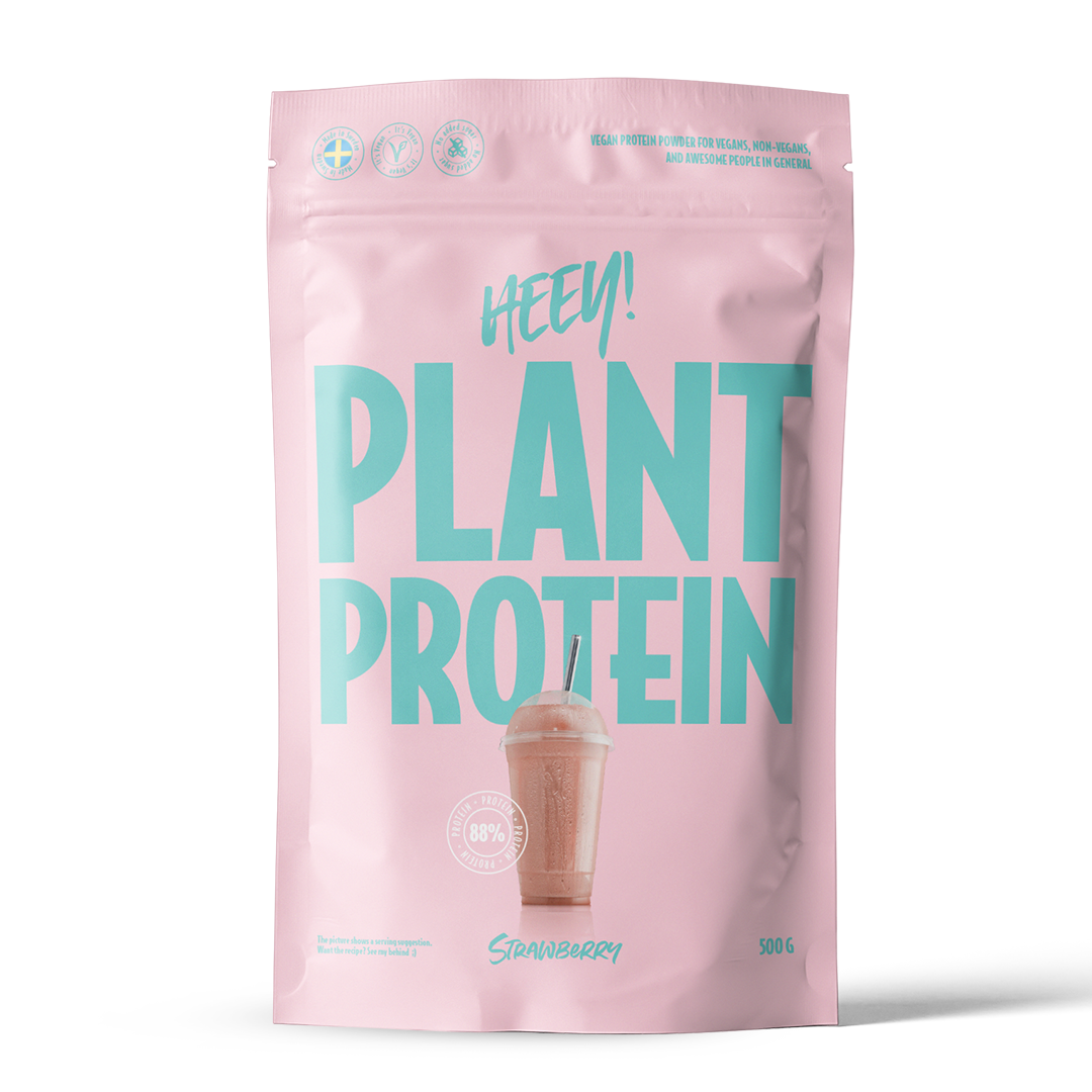 Veganskt Protein Jordgubb 500g