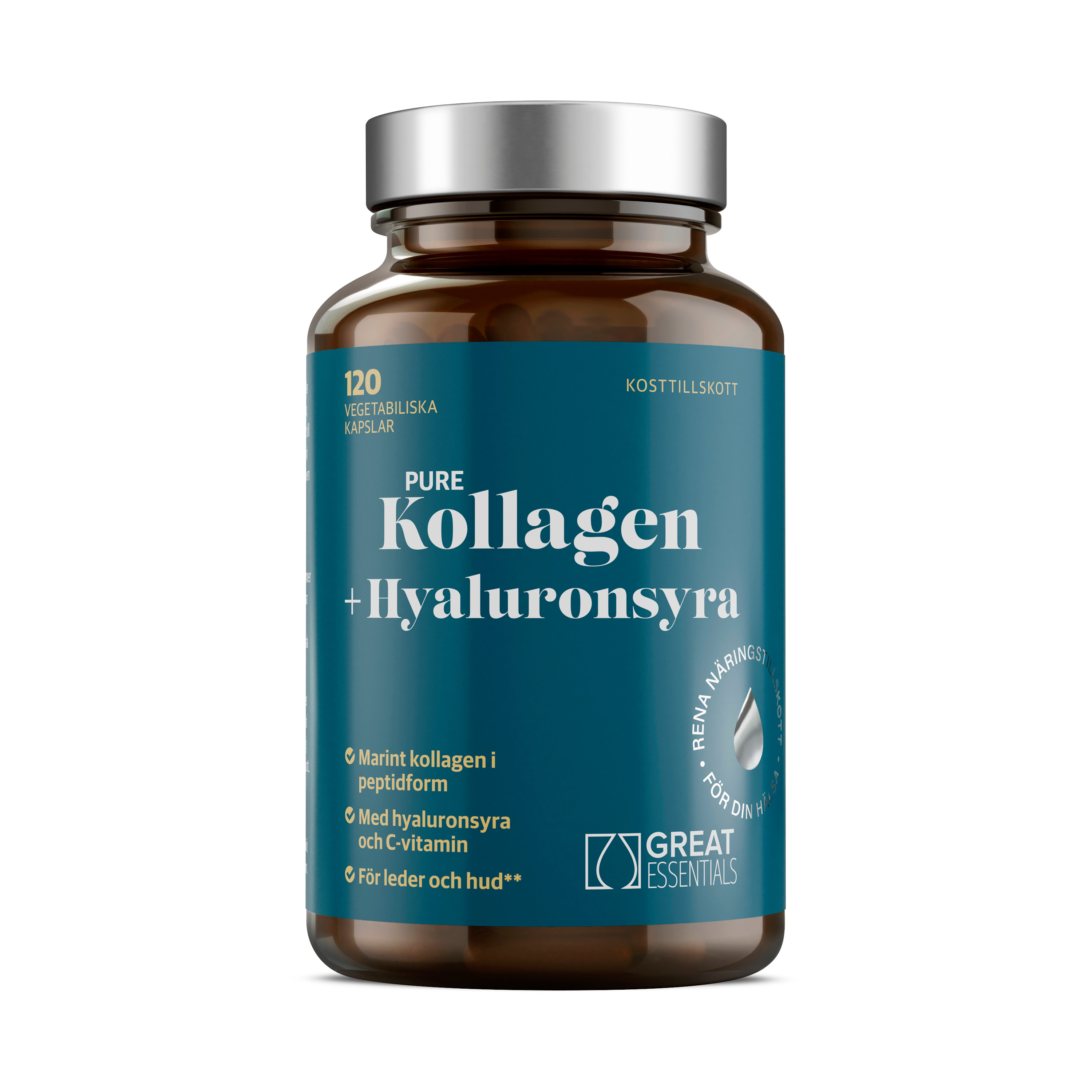 Pure Kollagen + Hyaluronsyra 120k