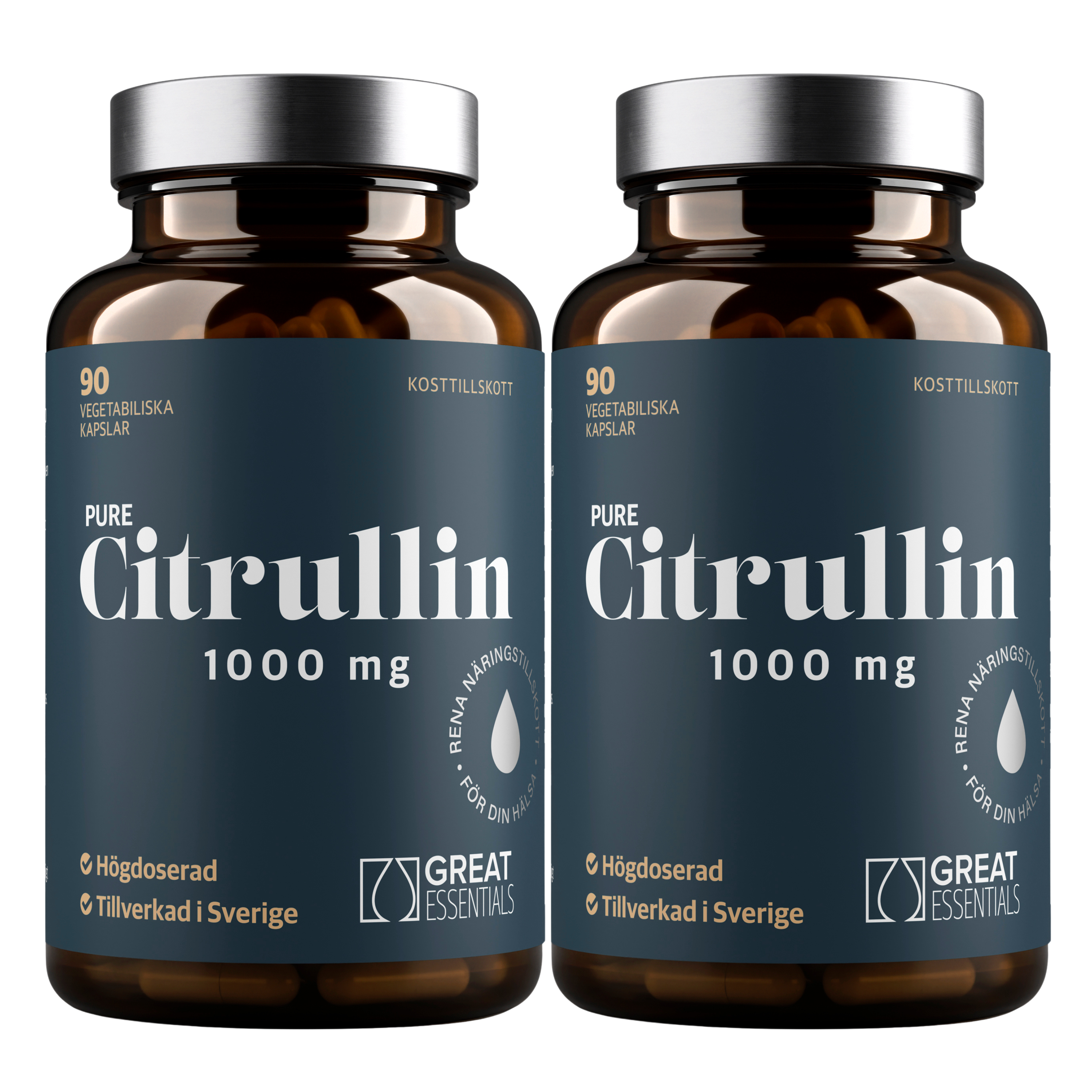 Pure Citrullin 1000mg Ekonomipack 2x90k