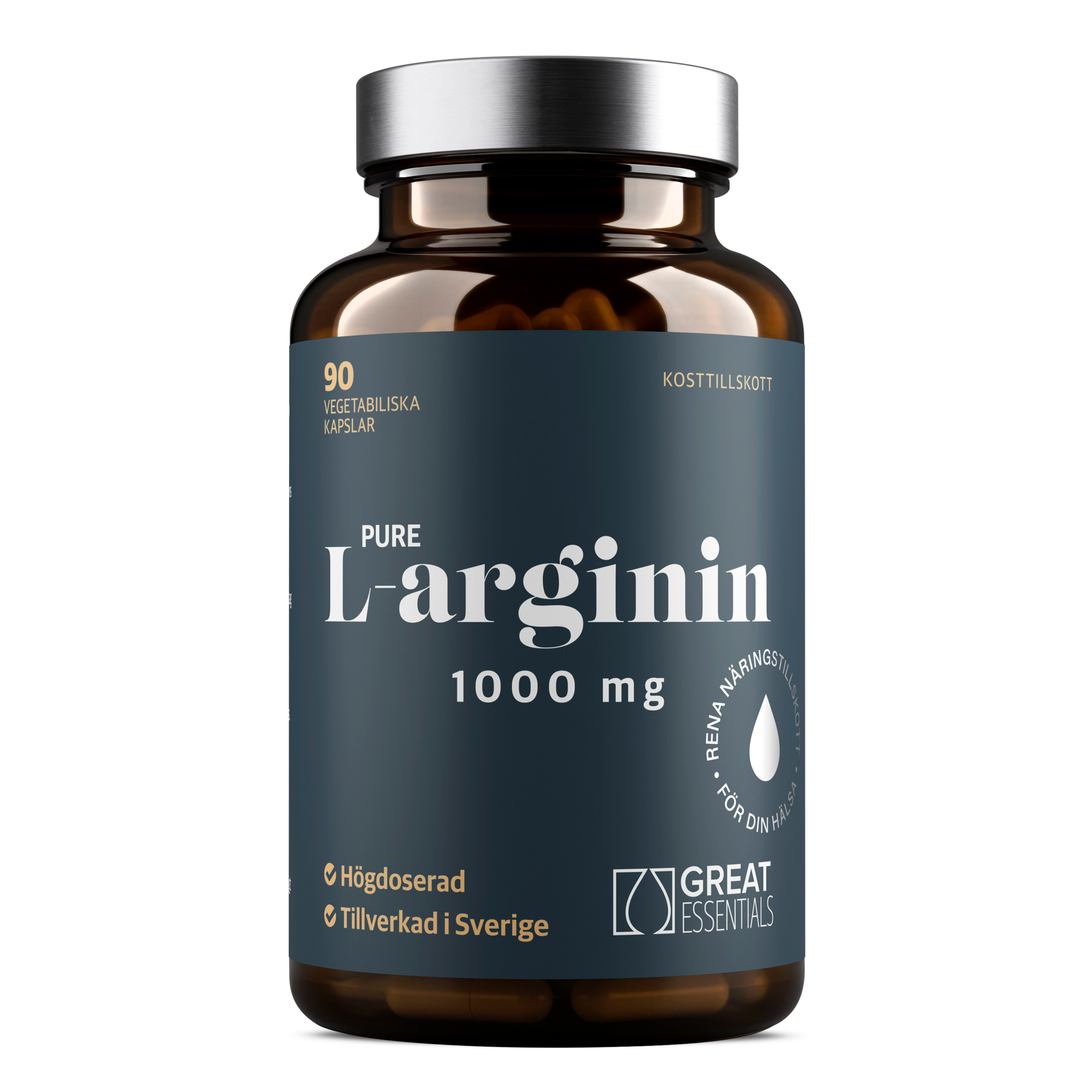 Pure L-arginin 1000mg 90k