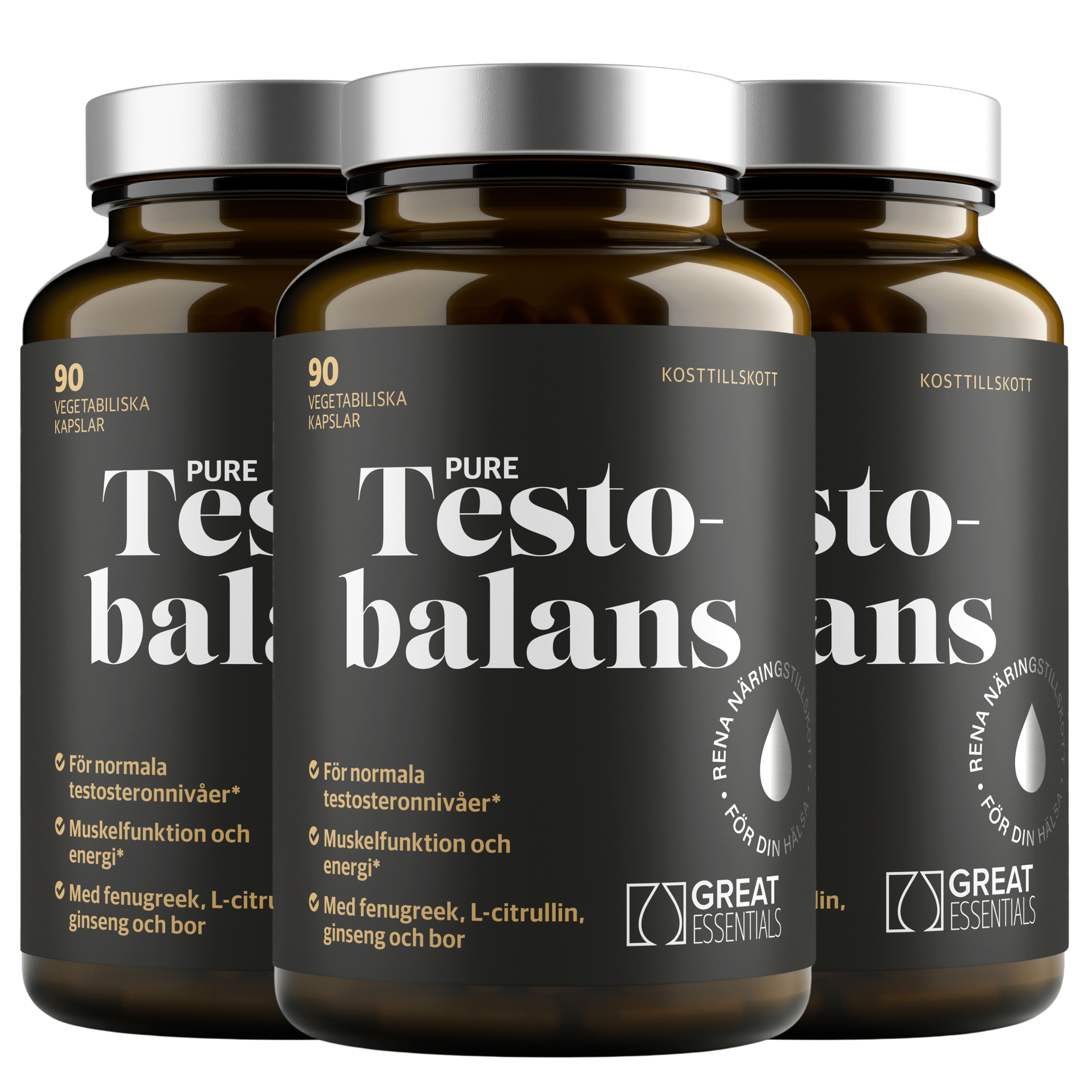Pure Testobalans Ekonomipack 3x90k