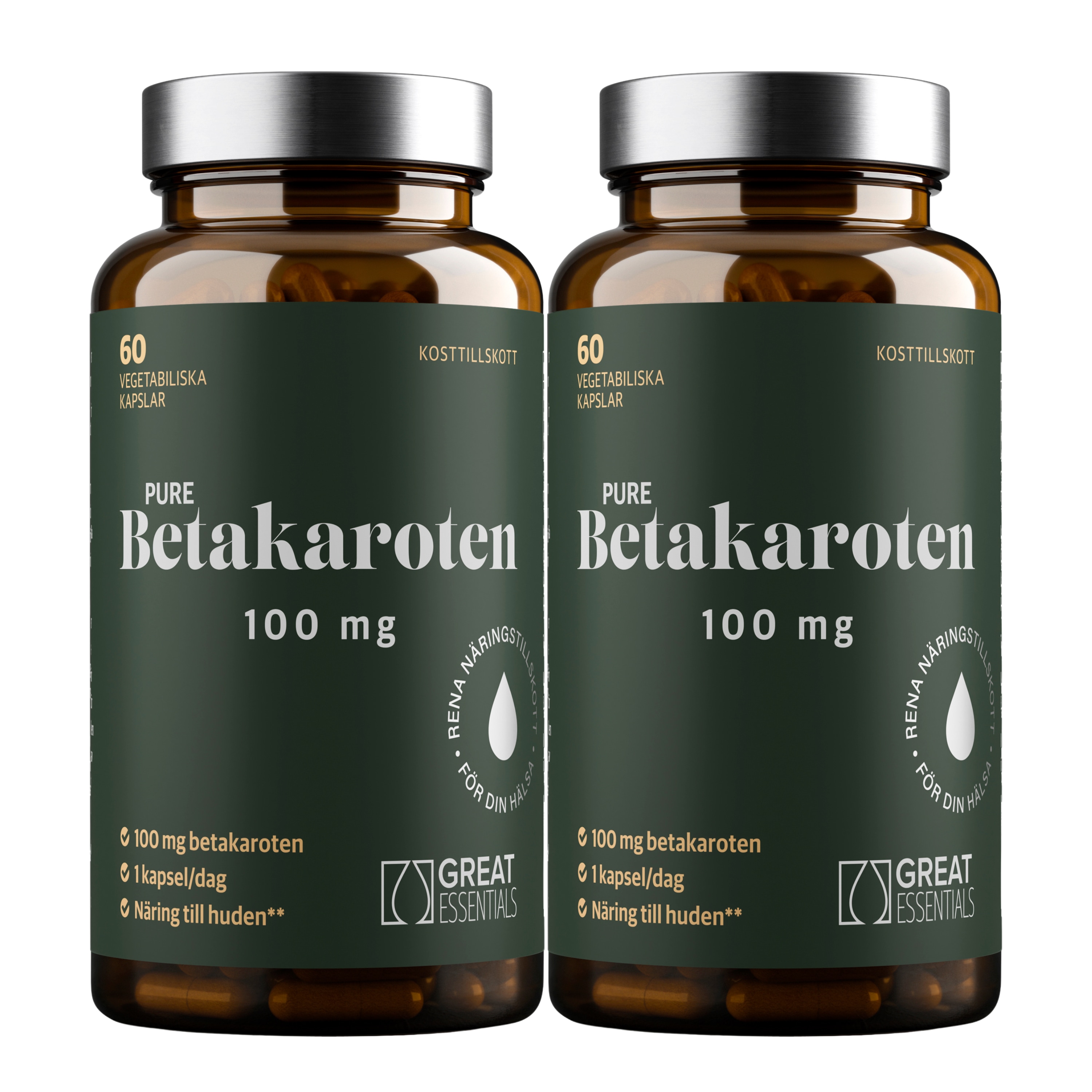 Betakaroten 100mg Ekonomipack 2x60k
