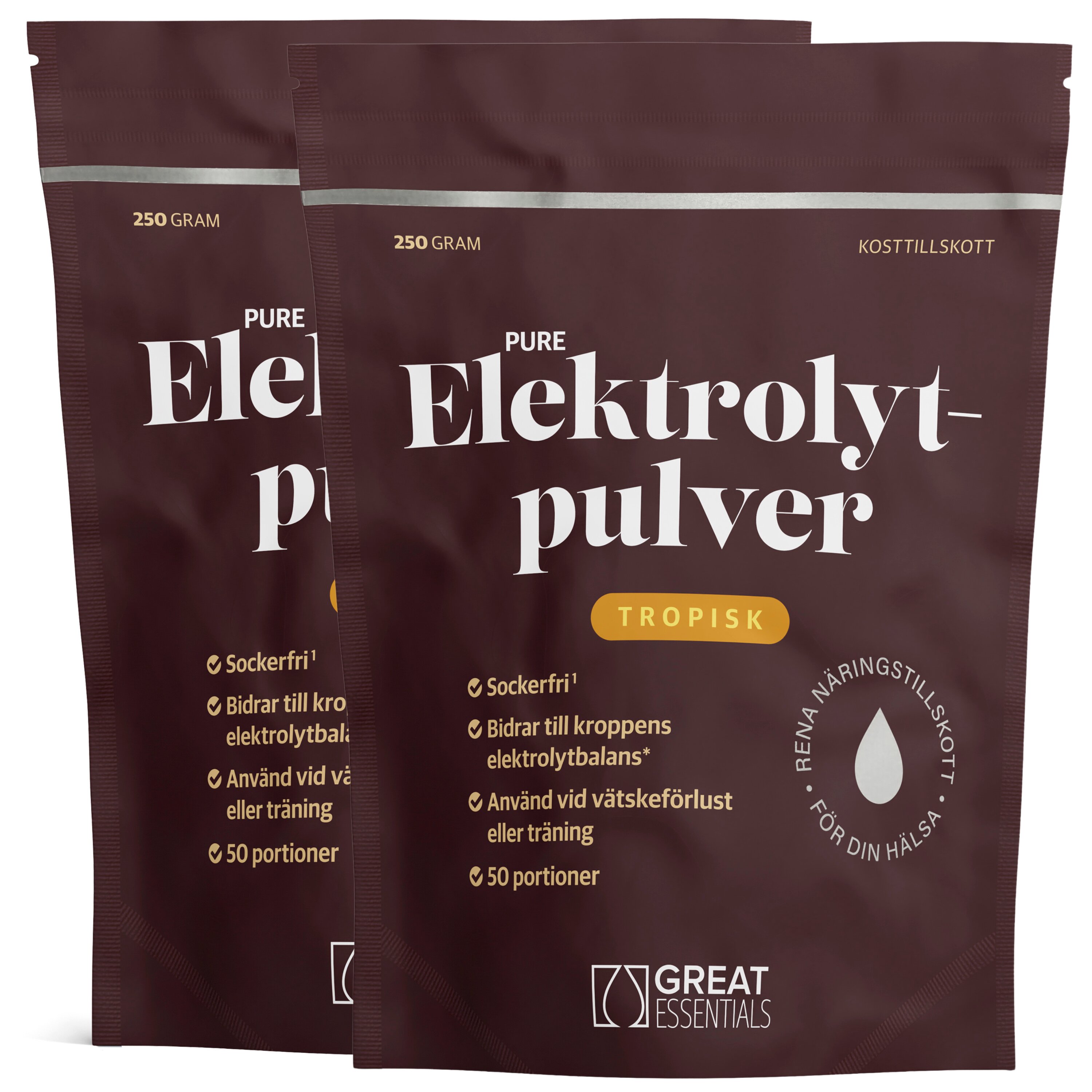 Elektrolytpulver Tropisk Ekonomipack 2x250g