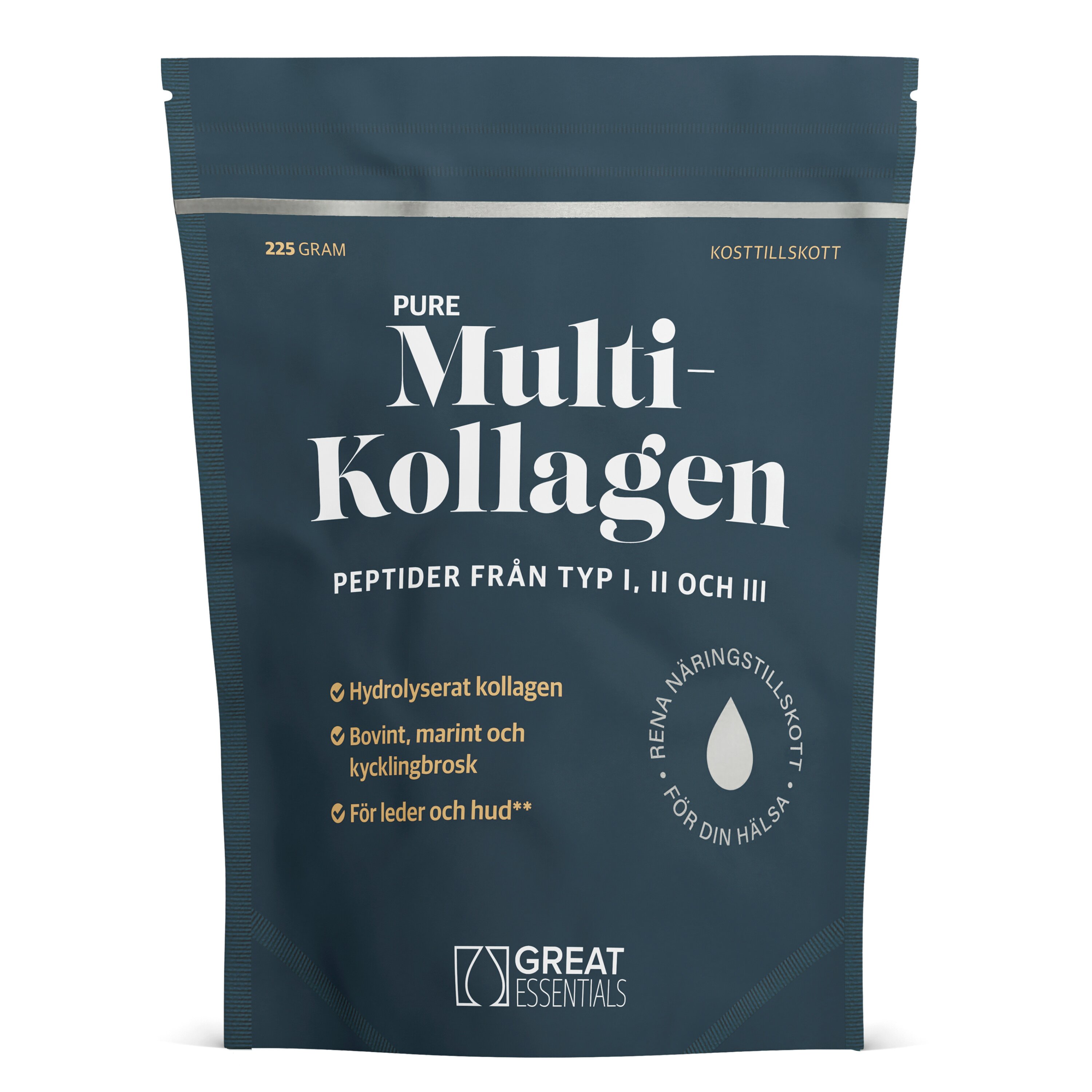 Multi Kollagenpeptider I II III 225g