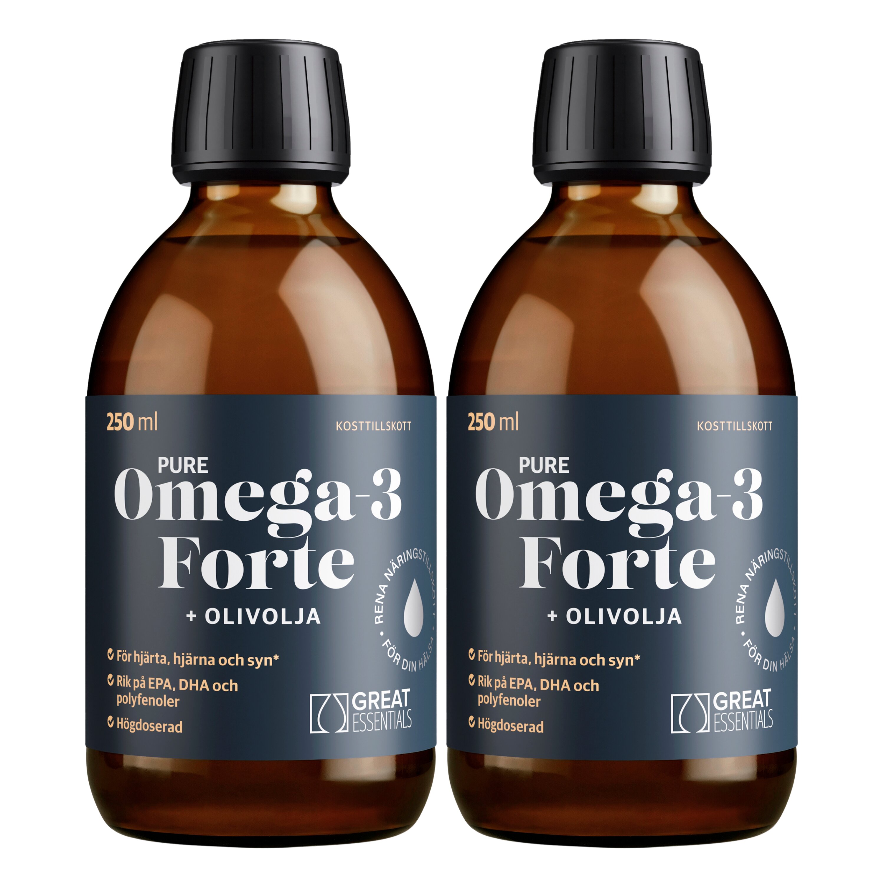 Omega-3 Forte 2576mg + Olivolja Ekonomipack 2x250ml