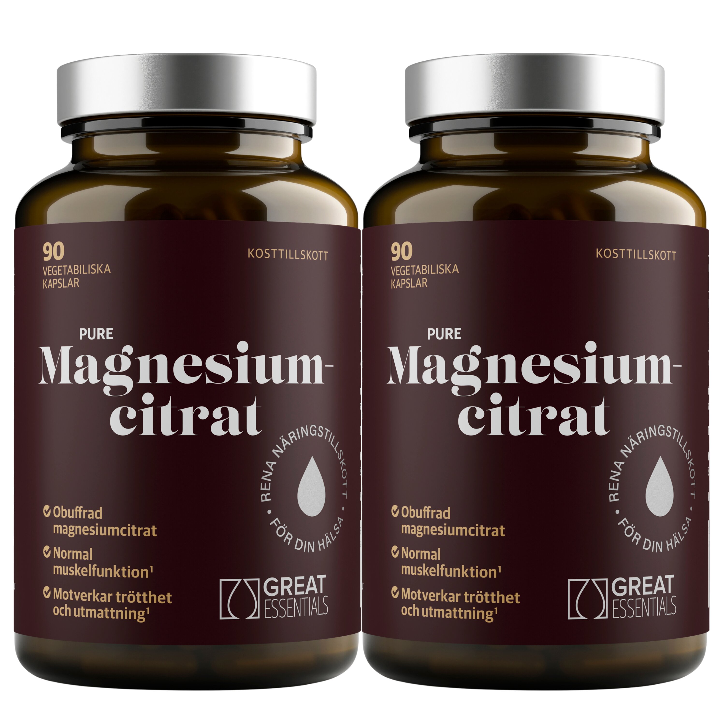 Magnesiumcitrat 125mg Ekonomipack 2x90k