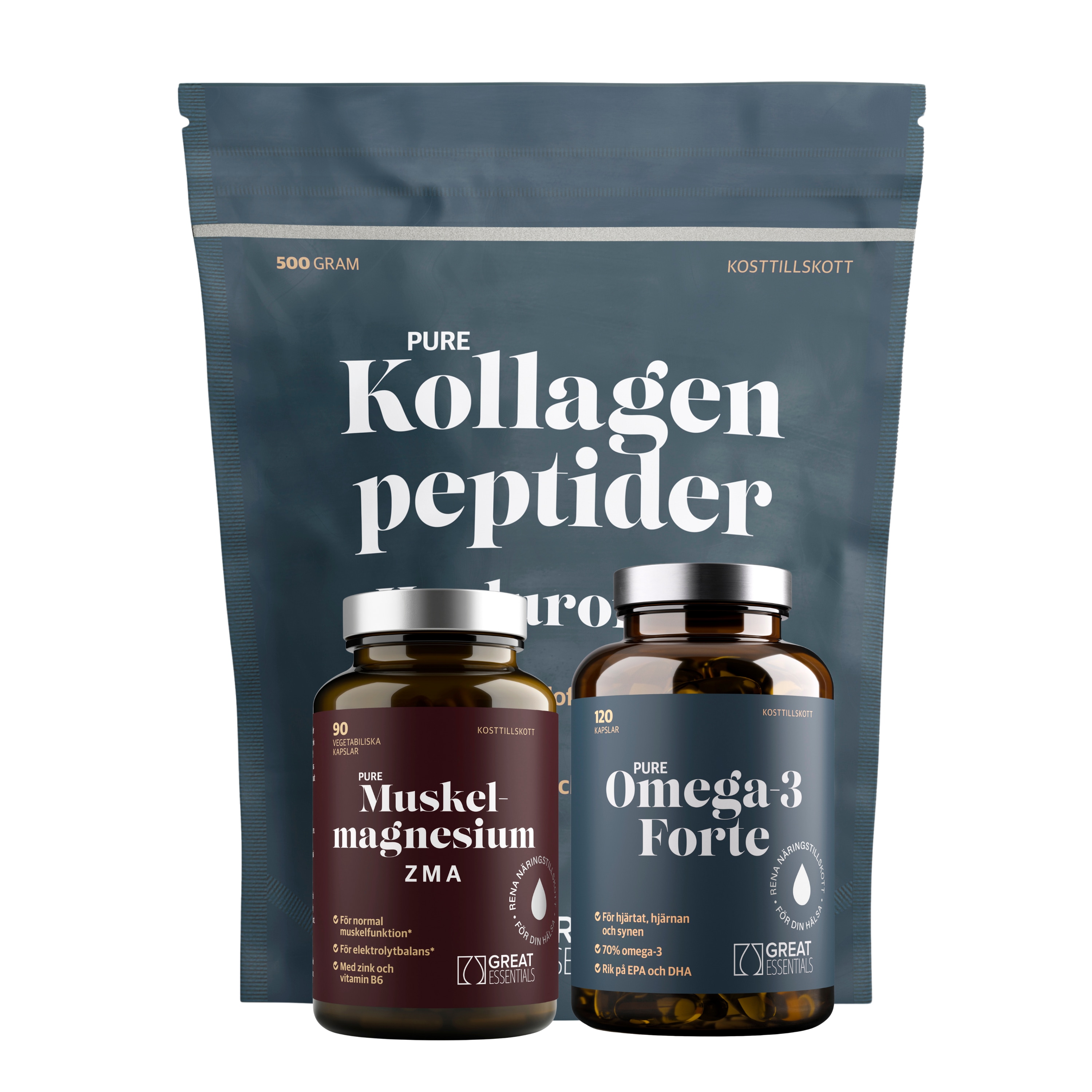 Mobility Essentials Kit - Magnesium, Omega-3 & Kollagen