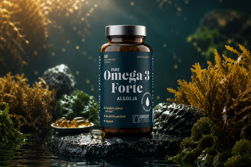 Omega-3 Algolja Forte – nästa generation omega-3 från alger