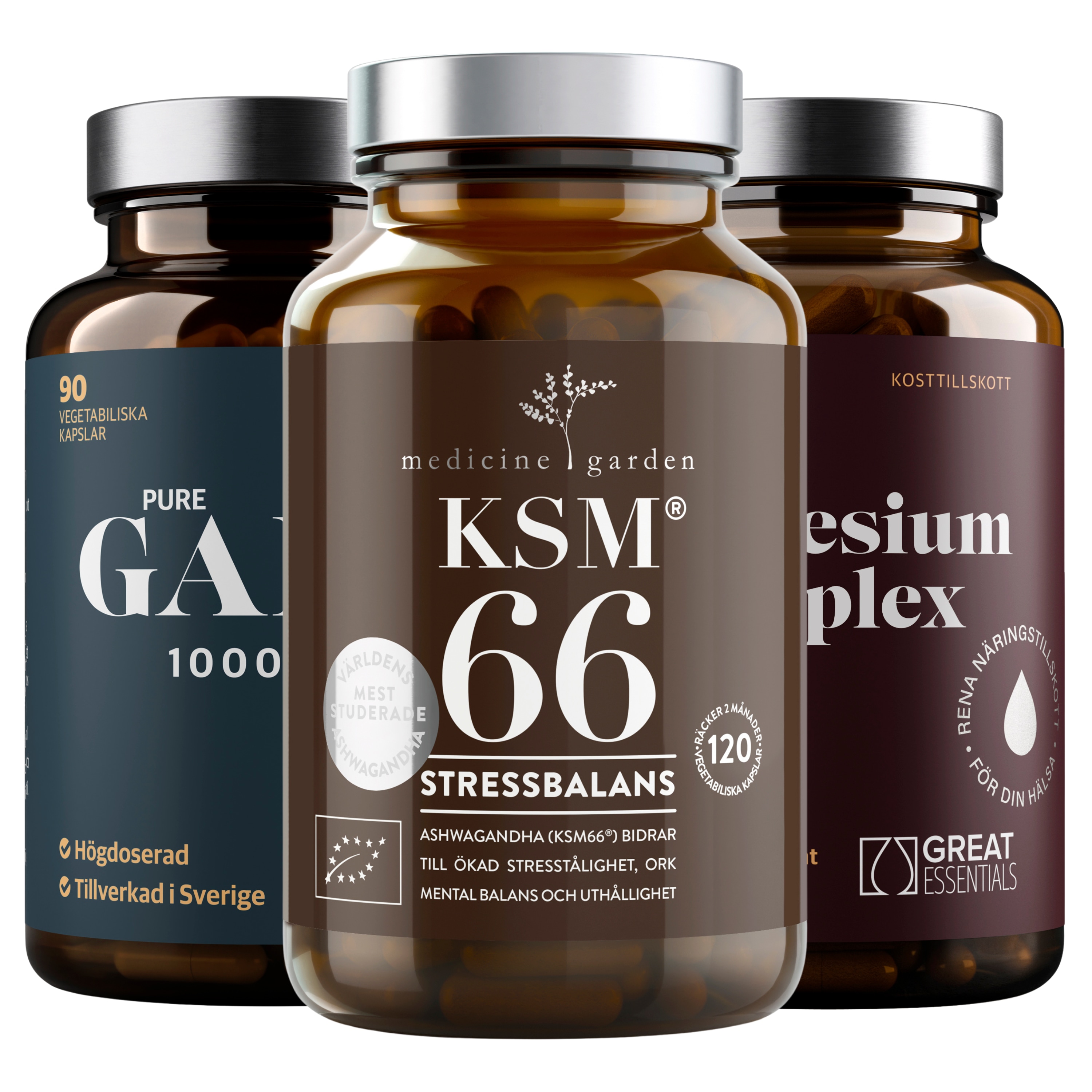 Stress Essentials Kit - GABA, Magnesium & KSM66